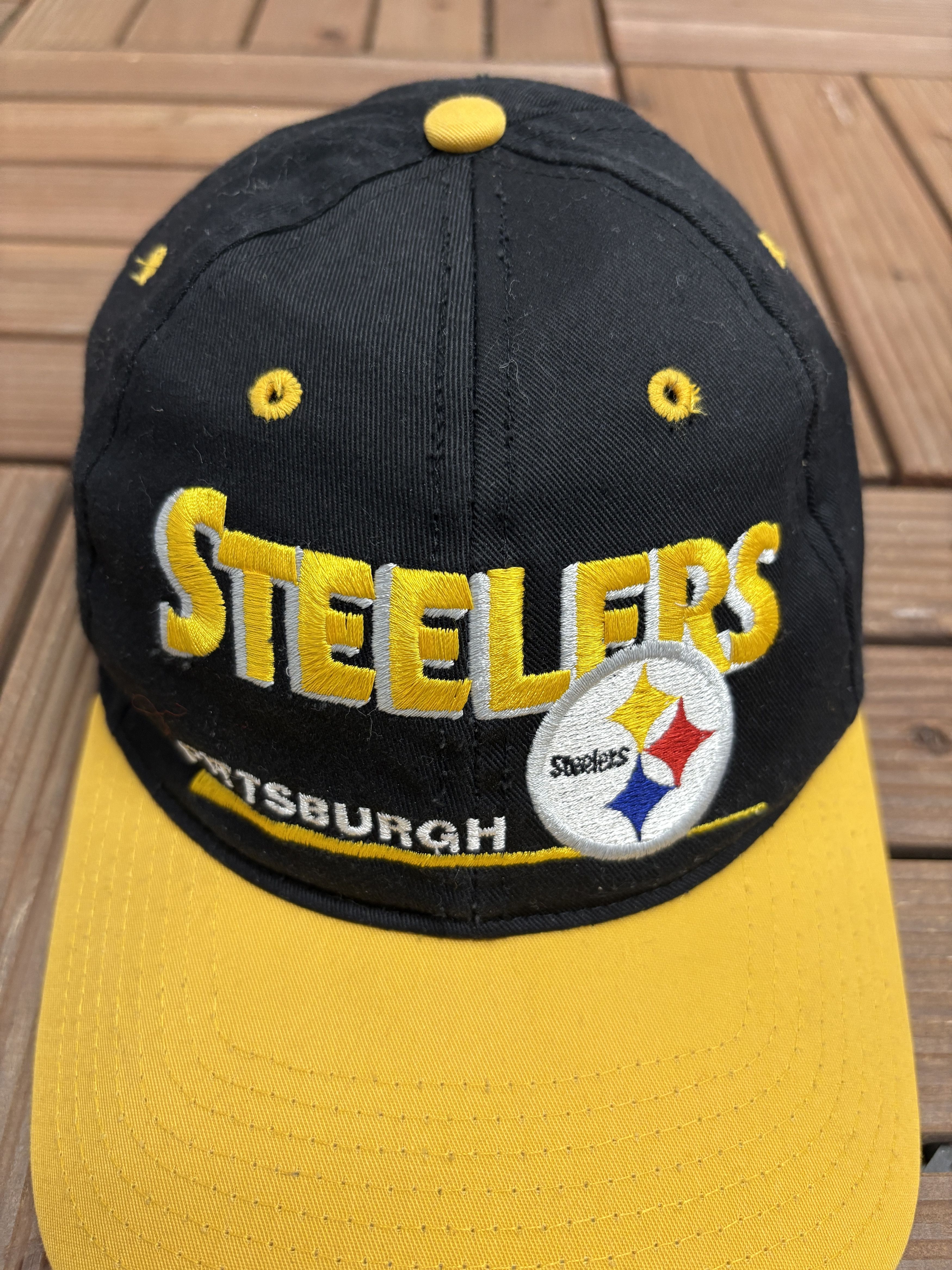 Vintage Pittsburgh Steelers Vintage Embroidered Snap Back Hat Size ONE SIZE - 3 Thumbnail