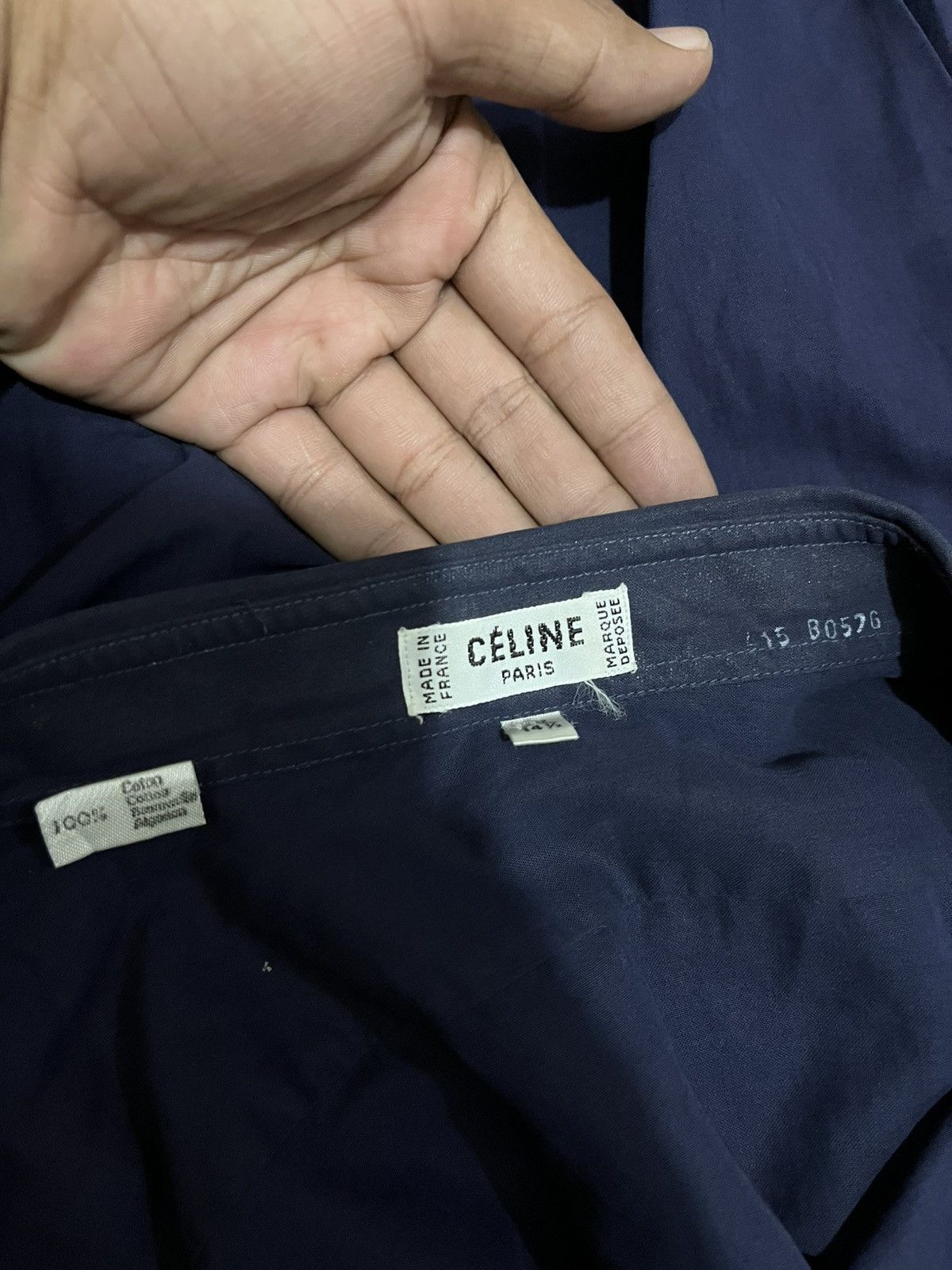 Celine Vintage celine button up shirt Size XS / US 0-2 / IT 36-38 - 6 Thumbnail