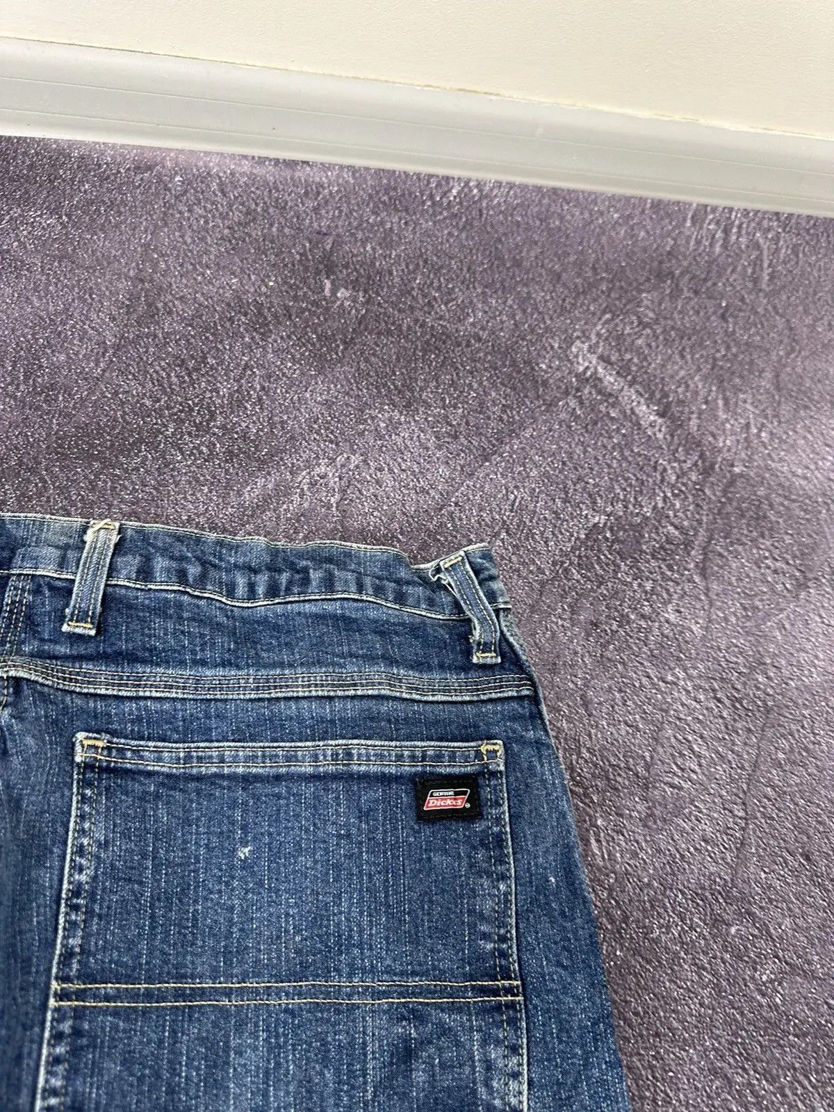 Dickies × Vintage Vintage Dickies Blue Painted Work Hype Denim Jeans Size US 33 - 7 Thumbnail