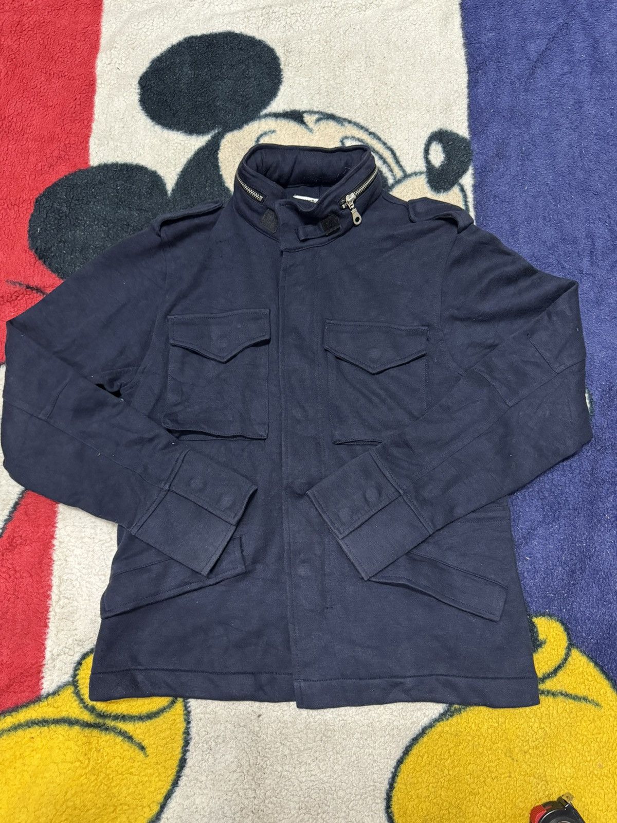 image of Semantic Design Military Jacket in Blue, Men's (Size Medium)