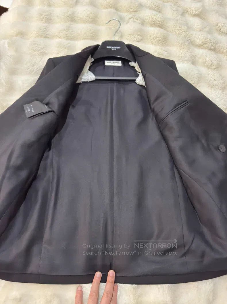 Saint Laurent Paris Saint Laurent Paris Double-breasted Smoking Suit Size US S / EU 44-46 / 1 - 4 Thumbnail