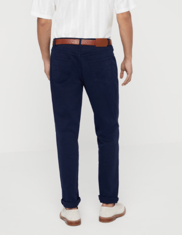 Brunello Cucinelli Dyed Denim Pants in Navy Size US 32 / EU 48 - 2 Thumbnail