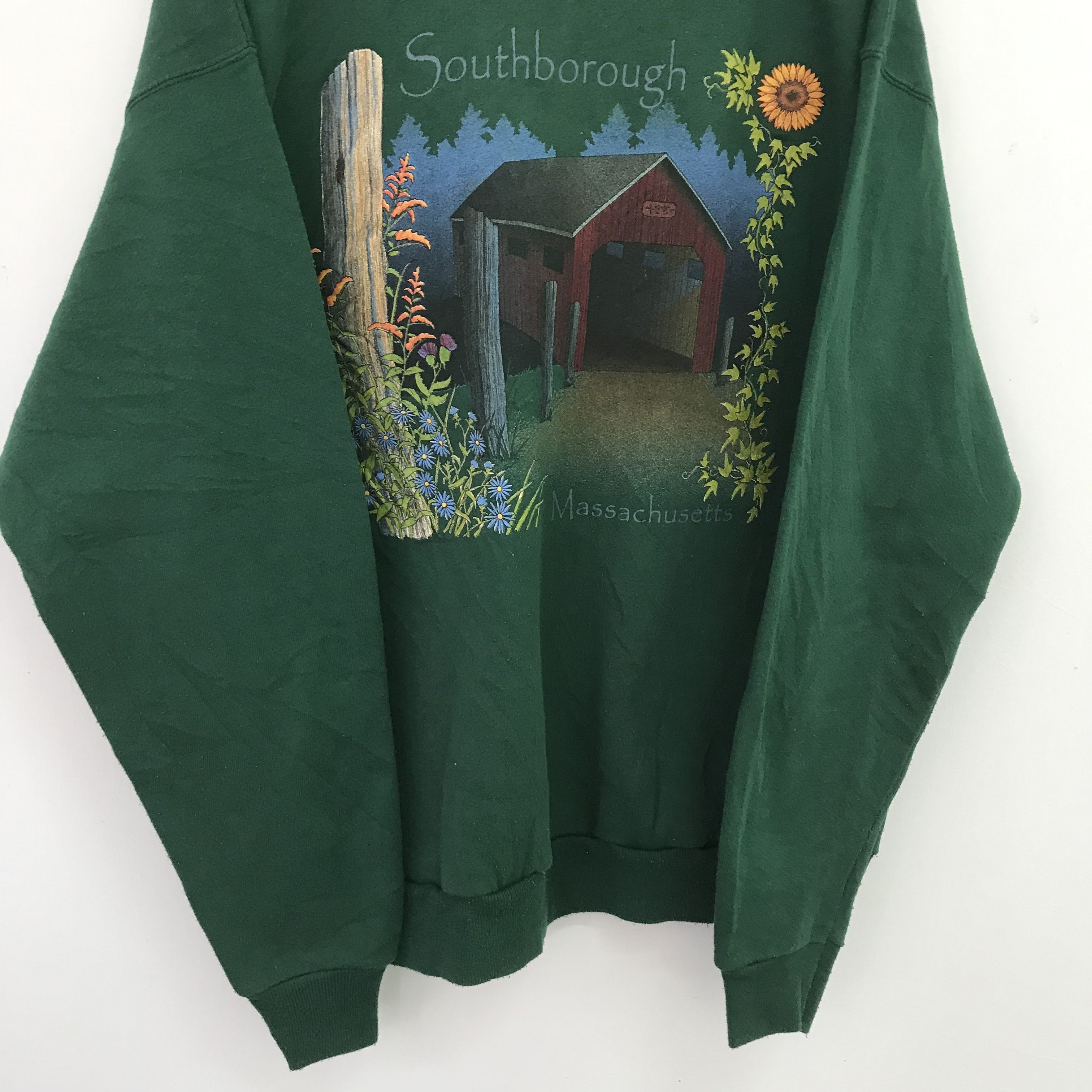 Hanes vintage hanes sweatshirt green - 616 Size US XL / EU 56 / 4 - 5 Thumbnail