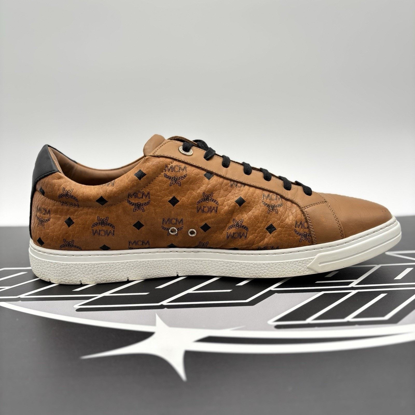 MCM MCM Terrain monogram-print sneakers | GOOD CONDITION! Size US 12 / EU 45 - 13 Thumbnail