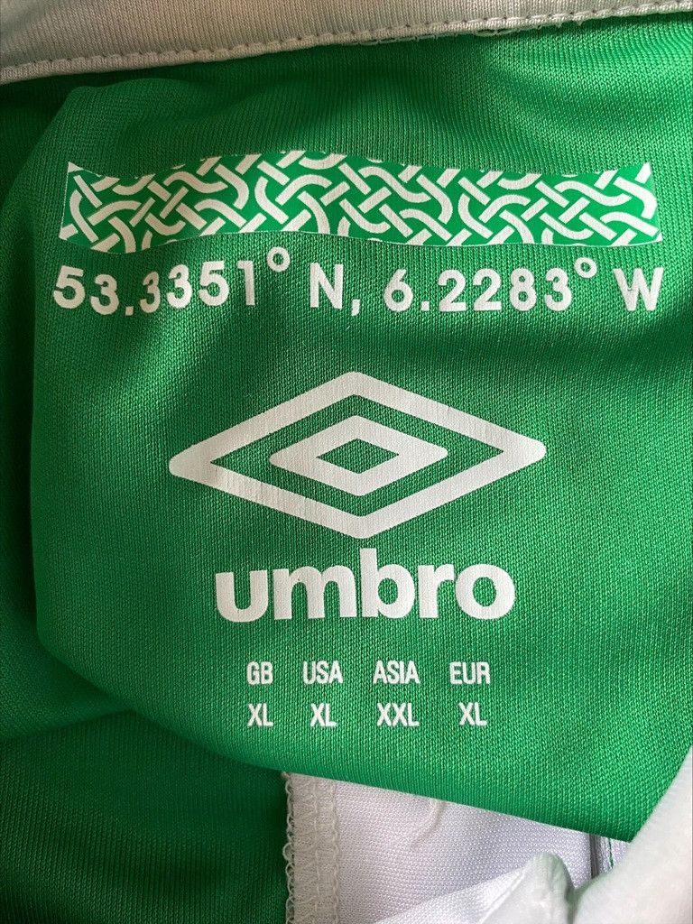 Umbro Jersey Soccer IRELAND - 2016 - 2018 - XL - Umbro - UNIKAT Size US XL / EU 56 / 4 - 5 Thumbnail