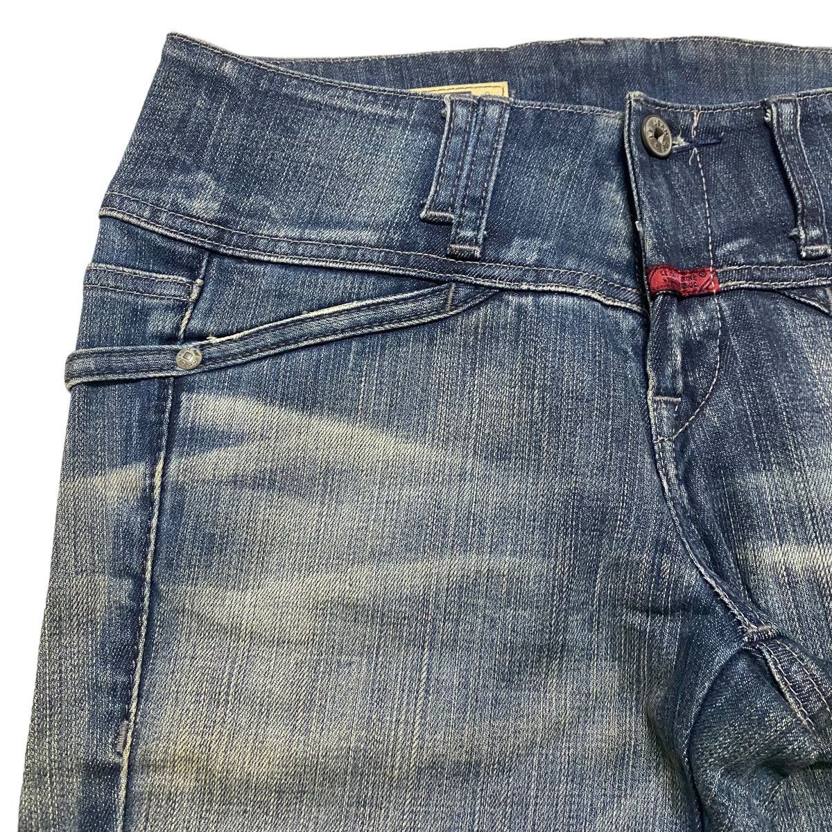 Marithe + Francois Girbaud Marithe Francois Girbaud Denim Flare Jeans Size 28" / US 6 / IT 42 - 4 Thumbnail