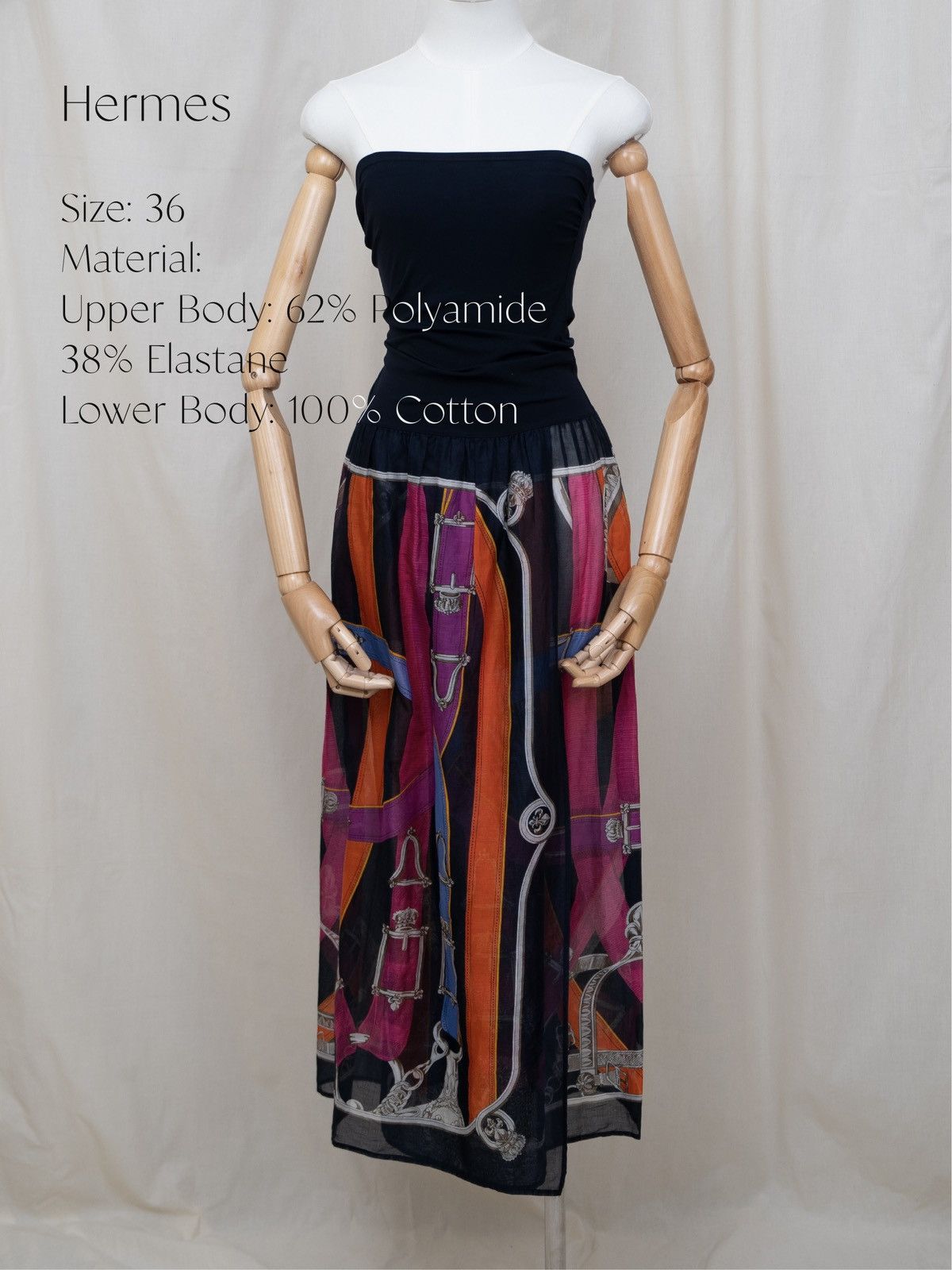 Hermes Hermes | Strapless Dress Size XS / US 0-2 / IT 36-38 - 1 Thumbnail