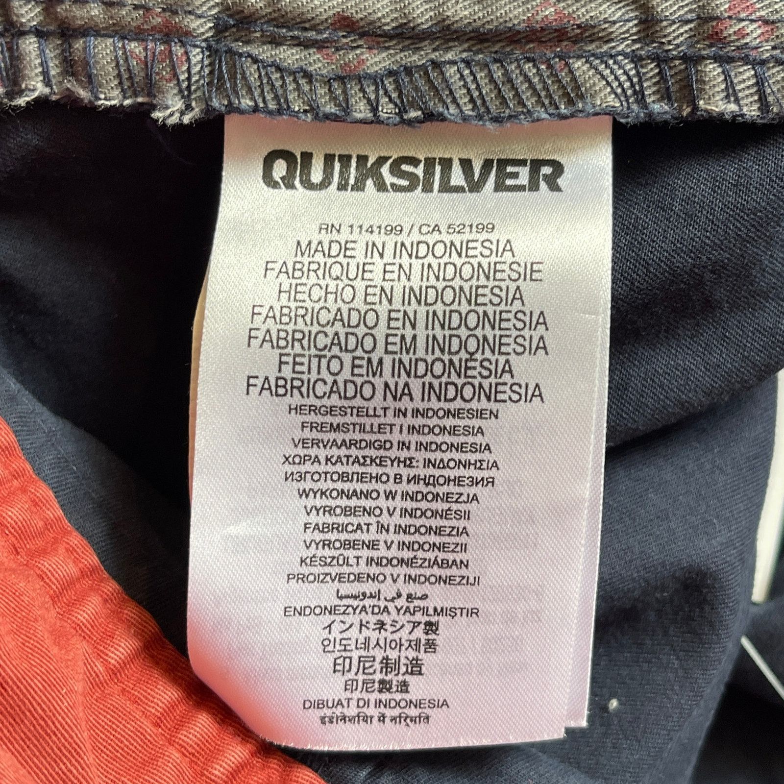 Quiksilver QUIKSILVER Street Trunks Cotton Board Shorts Size 30 Size US 30 / EU 46 - 5 Thumbnail