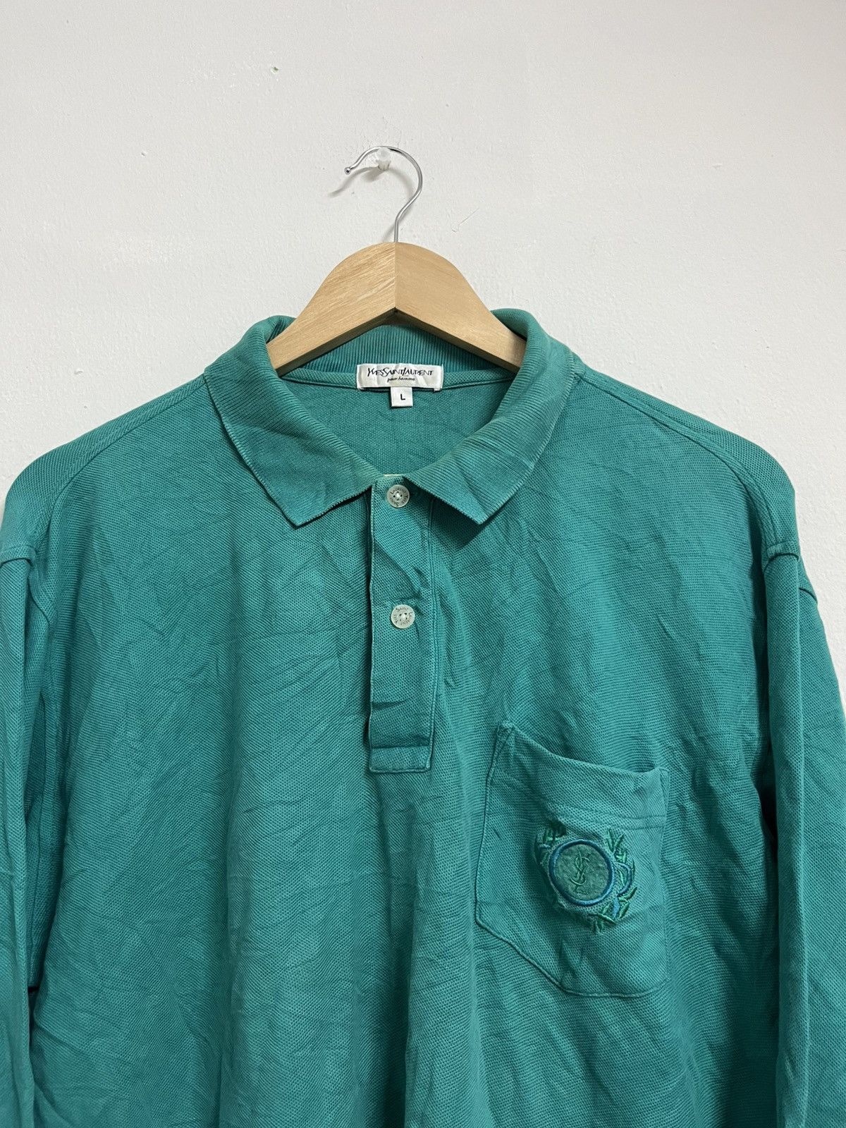 Yves Saint Laurent YSL saint laurent Pour homme distressed and faded Size US L / EU 52-54 / 3 - 1 Thumbnail