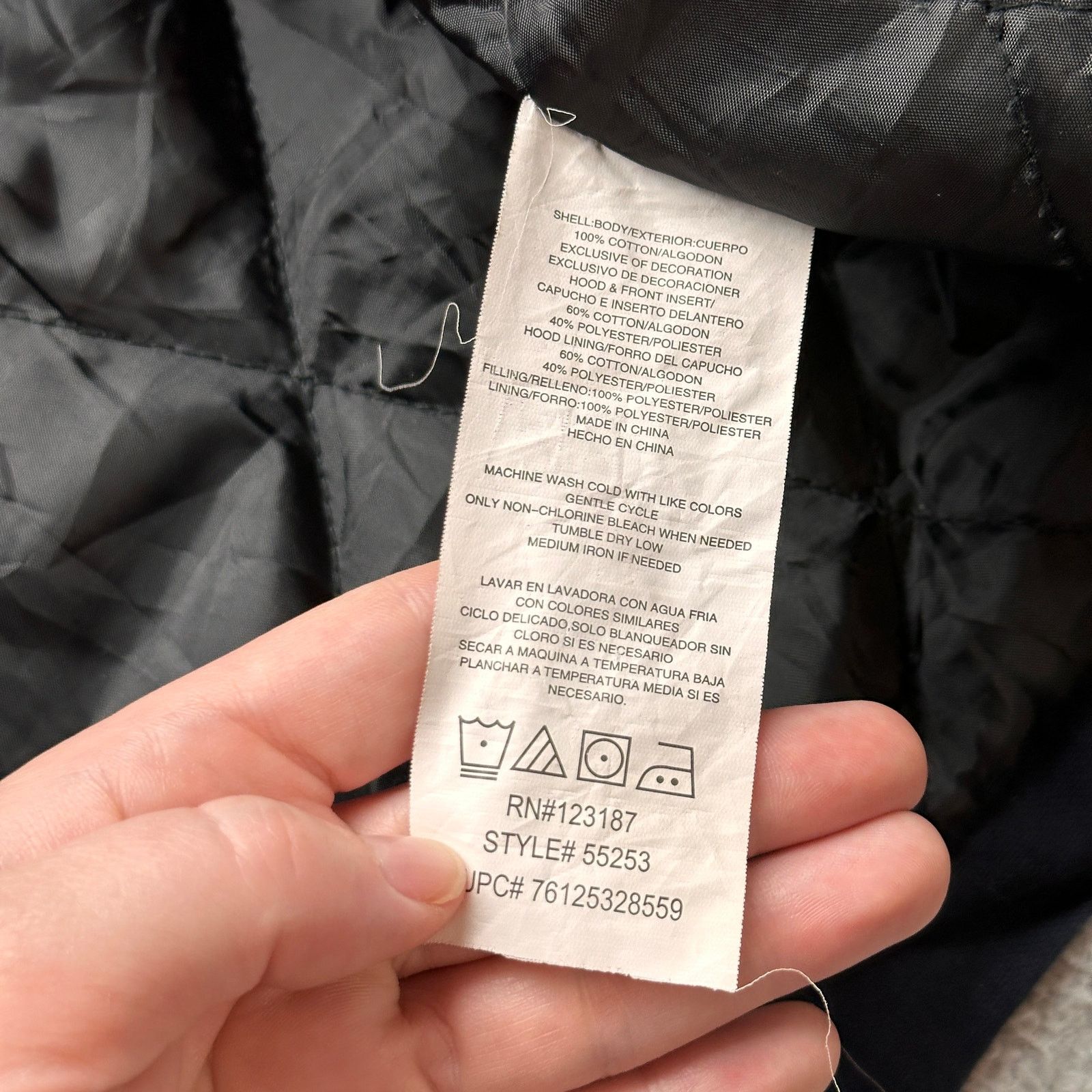 Wrangler Wrangler Canvas Hooded Work Jacket 55253 Mens XL Quilt Lined Size US XL / EU 56 / 4 - 12 Thumbnail