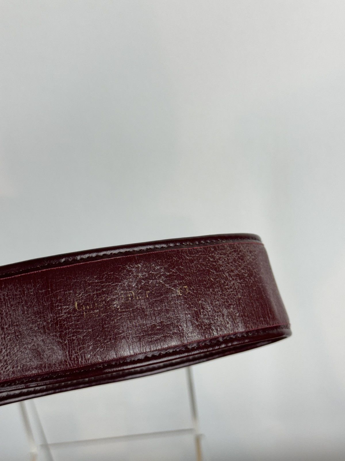 Dior Leather belt Christian Dior CD original luxury casual item Size ONE SIZE - 4 Thumbnail