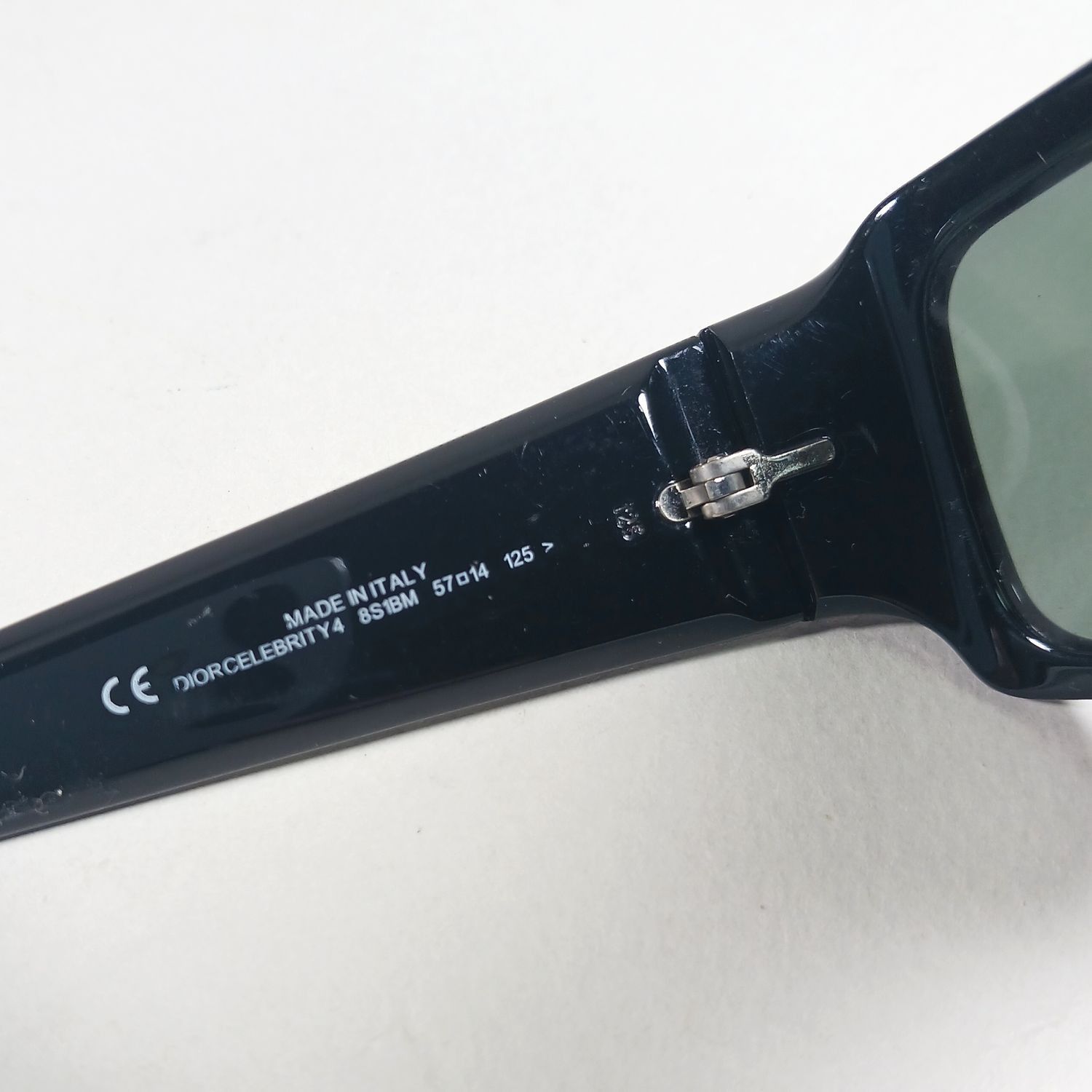 Dior Christian Dior DIOR CELEBRITY4 Black/Silver Optyl Sunglasses Size ONE SIZE - 8 Thumbnail