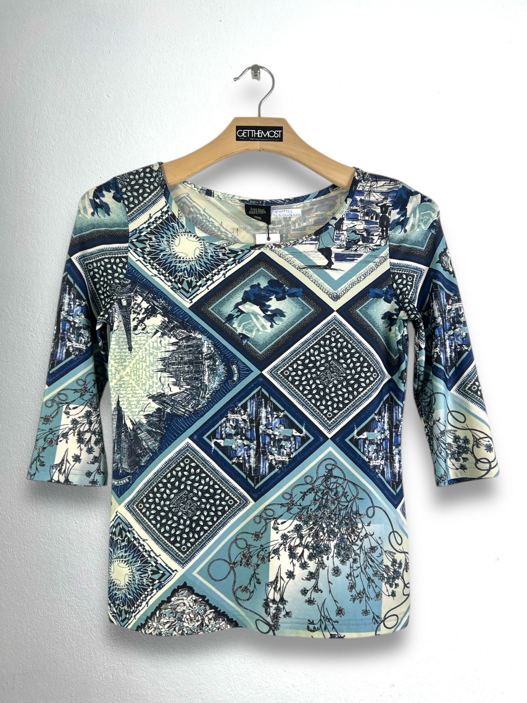 Jean Paul Gaultier Jean Paul Gaultier FEMME 3/4 Sleeve Blouse (40) GTMP165 Size M / US 6-8 / IT 42-44 - 1 Thumbnail