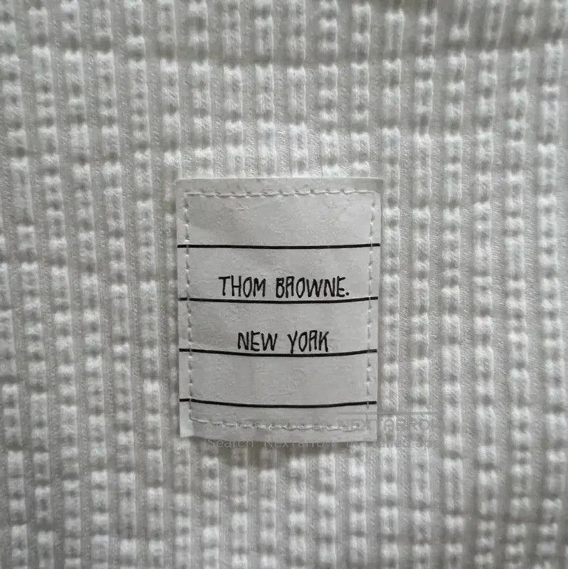 Thom Browne Thom Browne White Cotton Cropped Cardigan for Women . Size XXS / US 00 / IT 34 - 2 Thumbnail