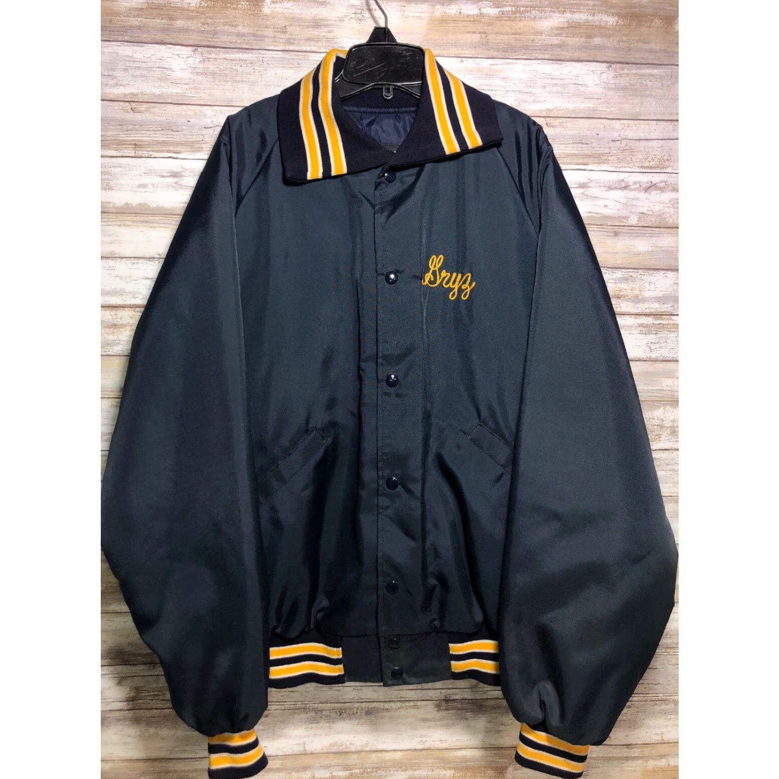 Vintage VINTAGE 1980s BUTWIN Work Jacket Safe Air Systems Mens L USA Blue NYLON Quilt Lined Size US L / EU 52-54 / 3 - 3 Thumbnail