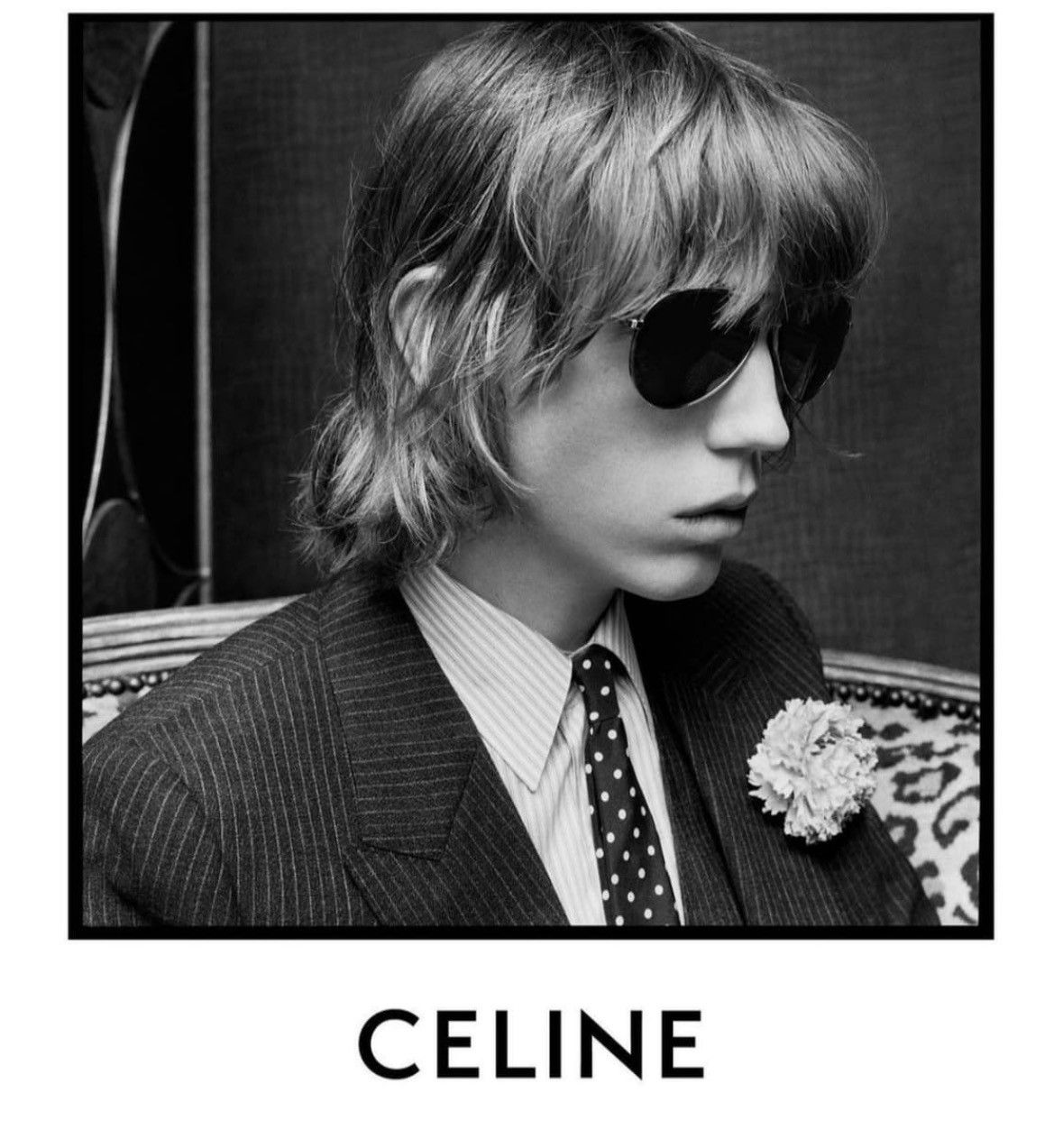 Celine Celine 20SS pinstriped suit vest sz44 Size 44R - 1 Thumbnail