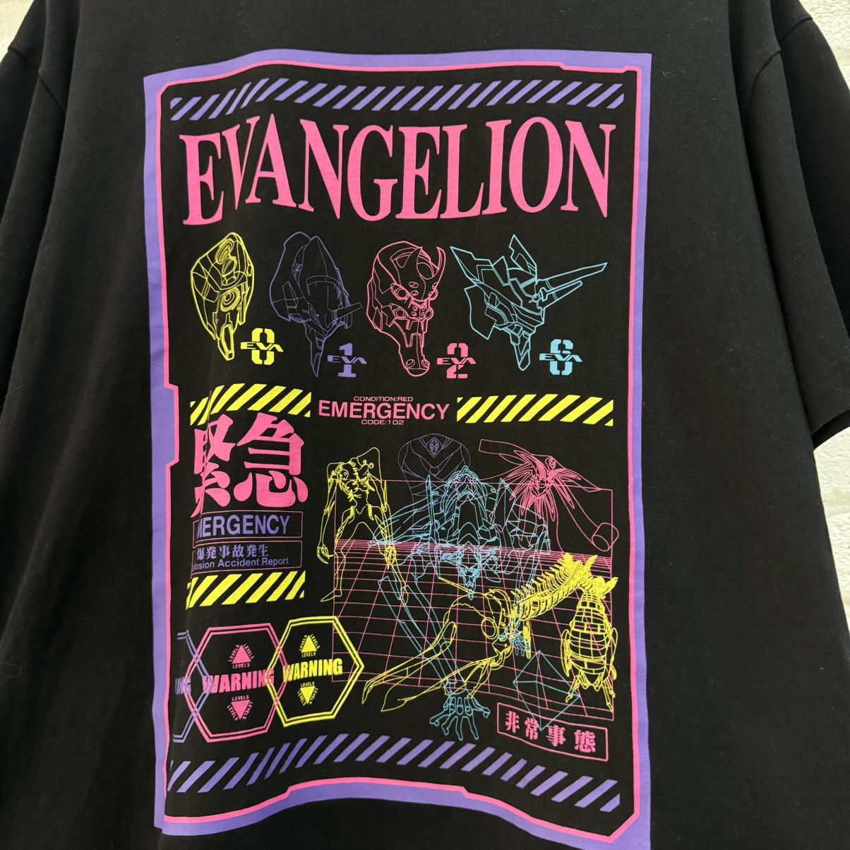 Anime Evangelion Tee Size US L / EU 52-54 / 3 - 3 Thumbnail
