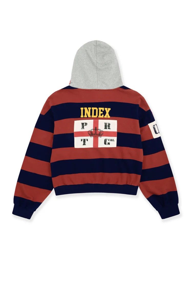 PROJECT G/R Protocol Index STRIPE POLO HOODIE PROJECT GR size 2 Size US M / EU 48-50 / 2 - 2 Thumbnail