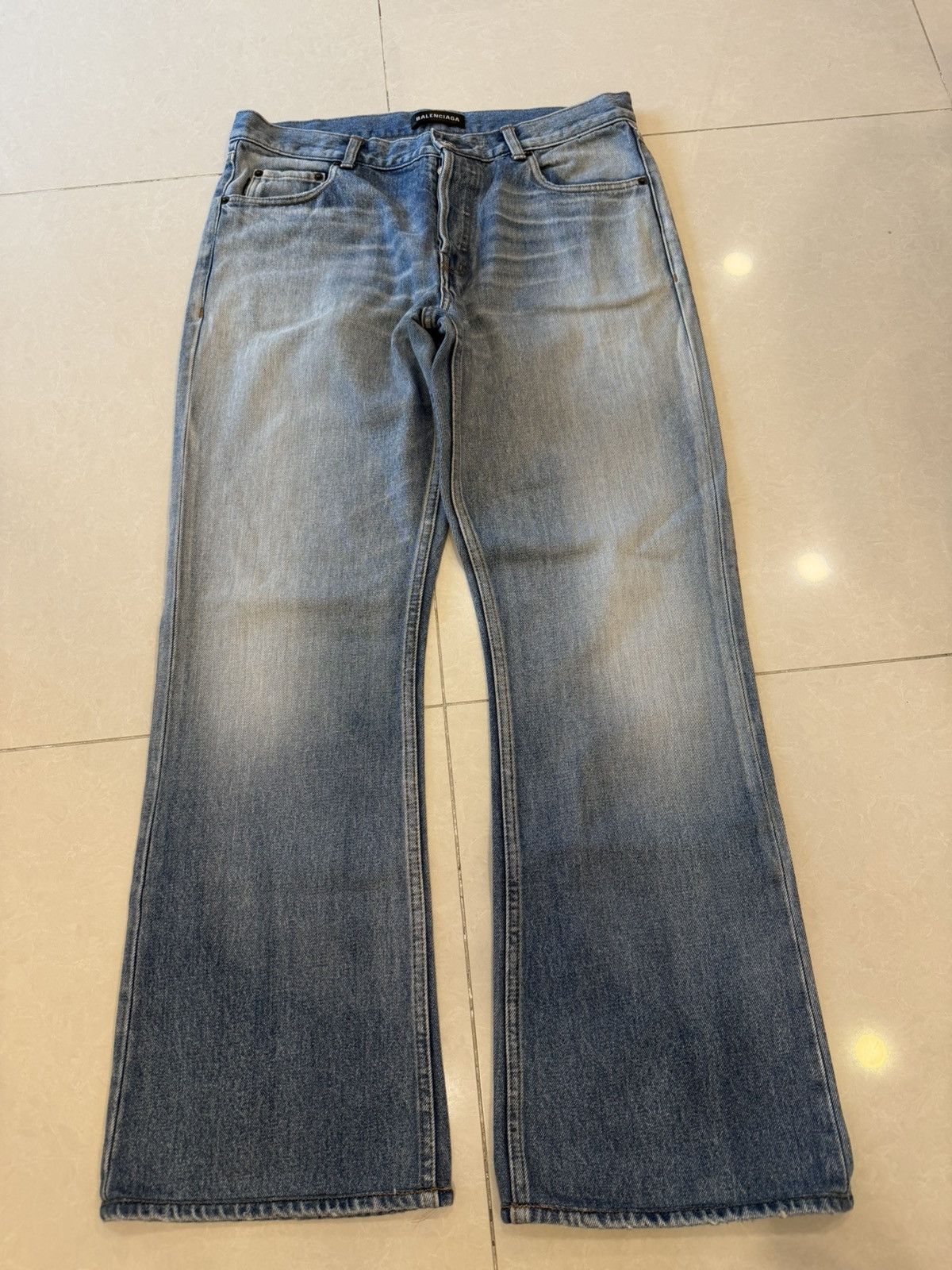 BALENCIAGA 2018 BOOT CUT DENIM
