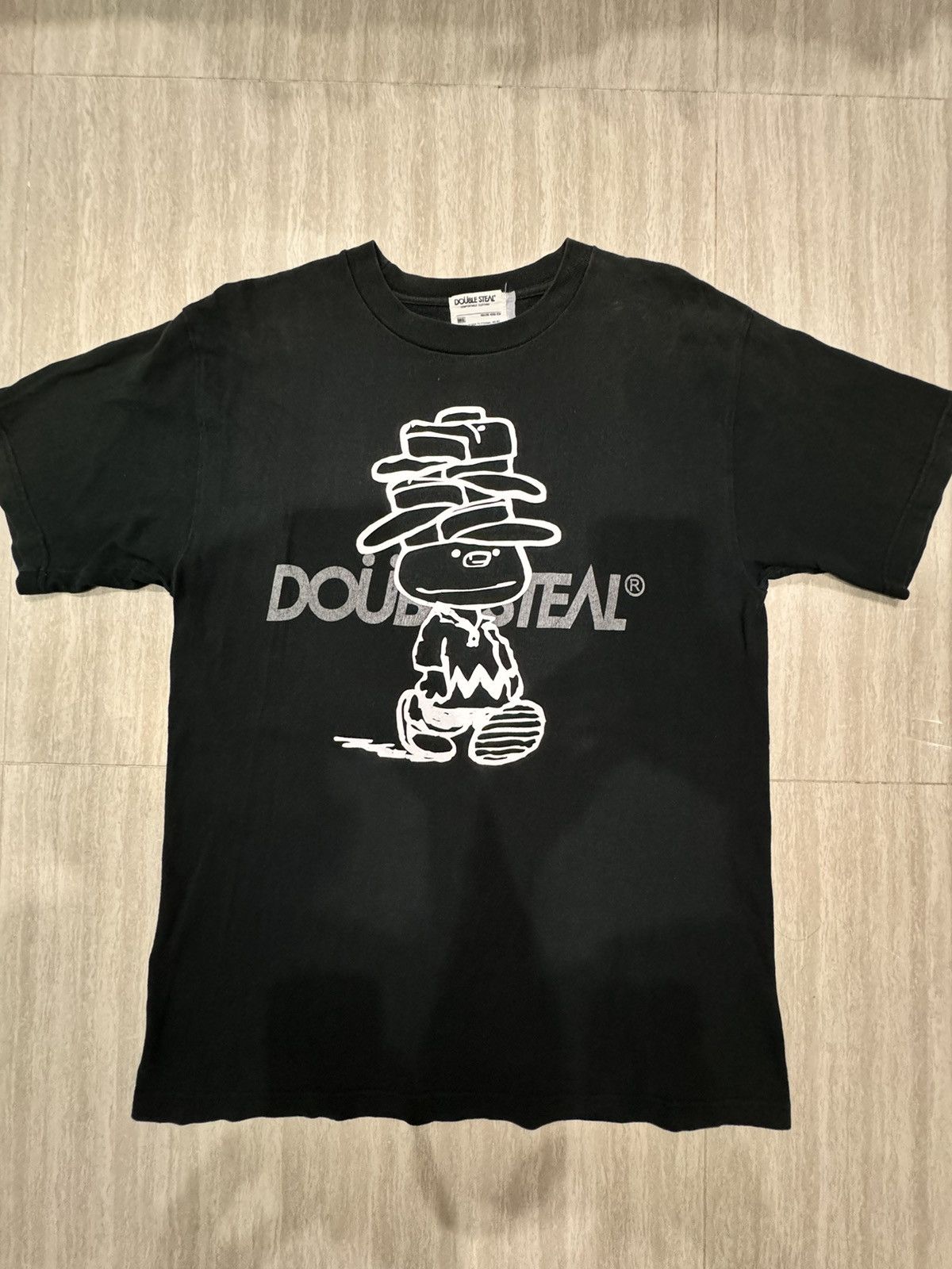 Japanese Brand DOUBLE STEAL “All our dreams can come true” black shirt Size US L / EU 52-54 / 3 - 10 Thumbnail