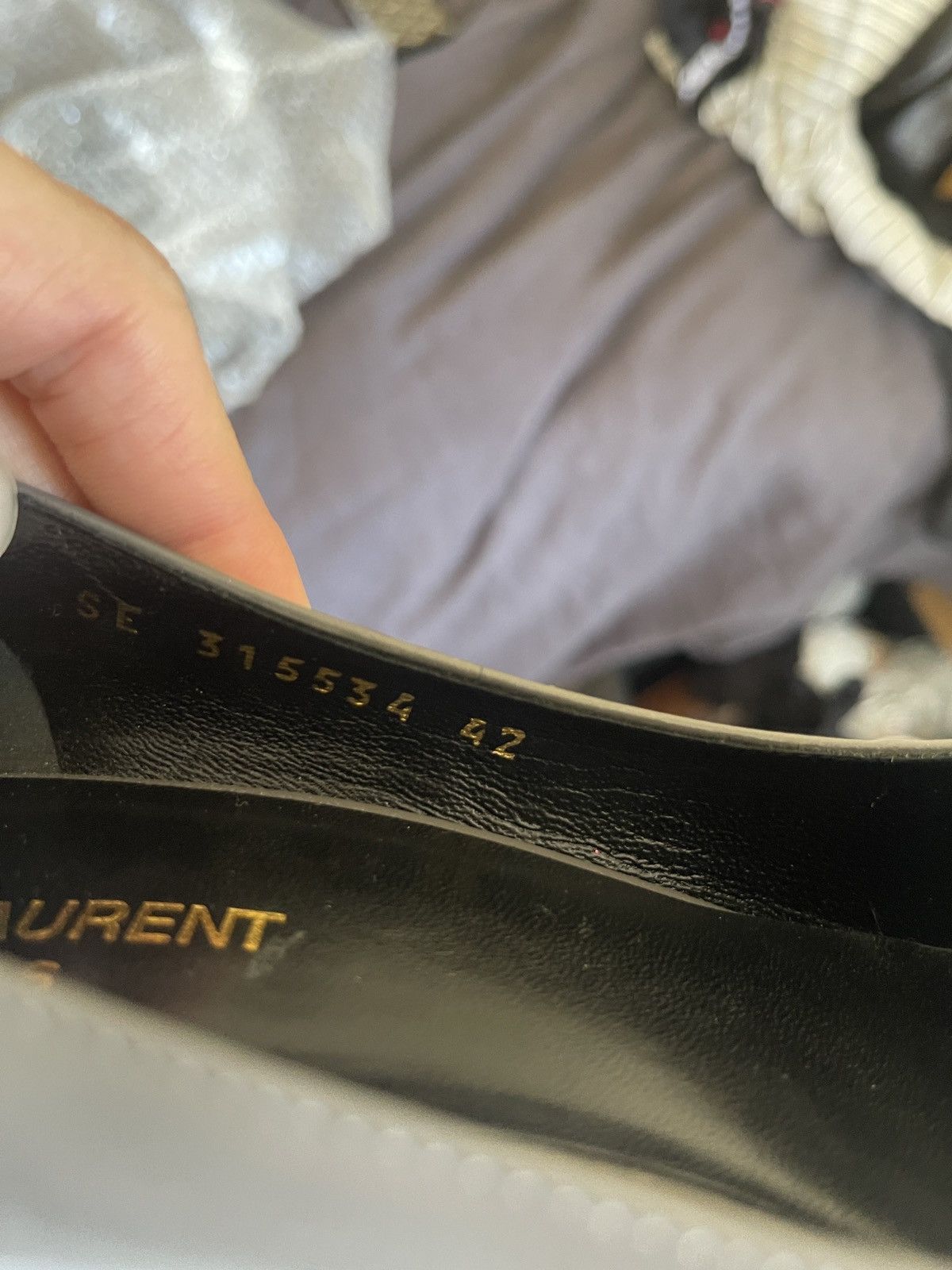 Yves Saint Laurent Grey heel pumps Size US 12 / IT 42 - 6 Thumbnail