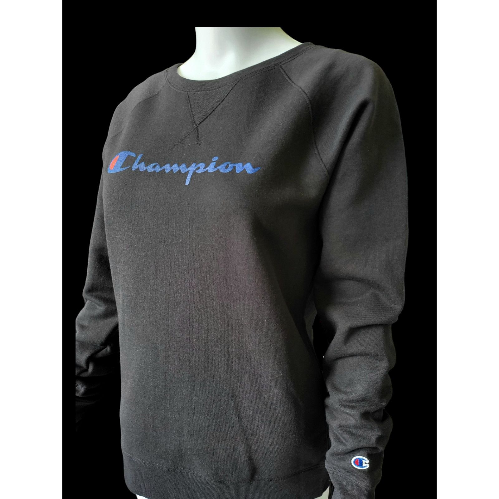 Champion NWT CHAMPION Incognito Classic Black Fleece Crew Sweatshirt Size S / US 4 / IT 40 - 6 Thumbnail