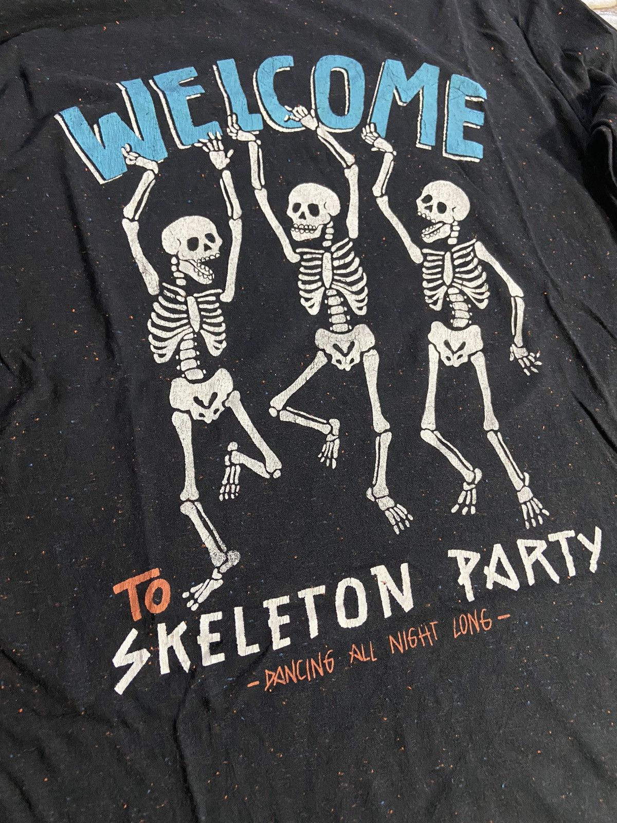 Hysteric Glamour × Japanese Brand VTG y2k Zara boys long sleeve t-shirt skull skeleton party Size US XXS / EU 40 - 4 Thumbnail
