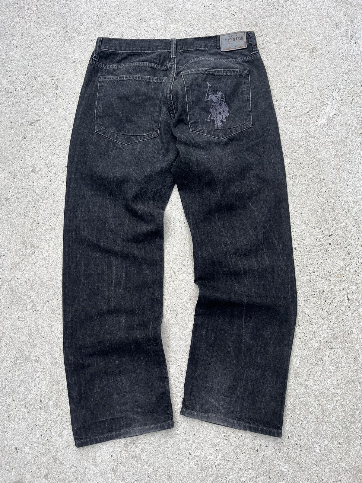 JNCO × U.S. Polo Assn. × Vintage Crazy Vintage 00’s U.S. Polo Assn. Baggy Jeans Size US 34 / EU 50 - 9 Thumbnail
