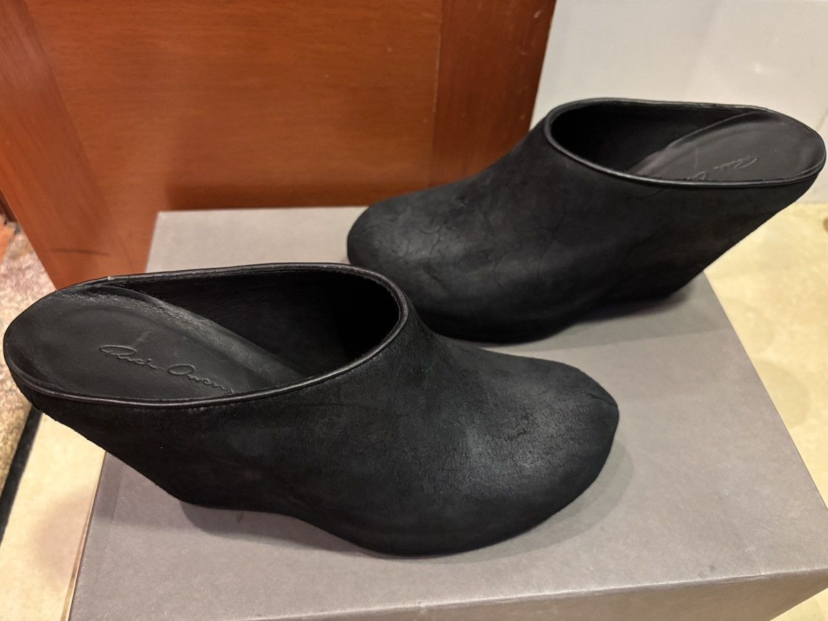 Rick Owens Rick Owens Black Suede Pumps Heels #36, 11cm Size US 6 / IT 36 - 5 Thumbnail