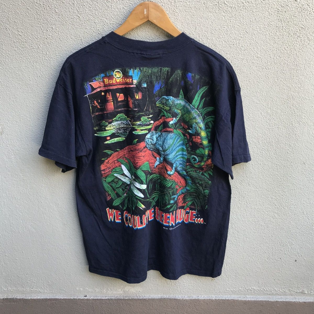 Budweiser Vintage 90s BUDWEISER tee beer promo graphic art Size US L / EU 52-54 / 3 - 1 Thumbnail