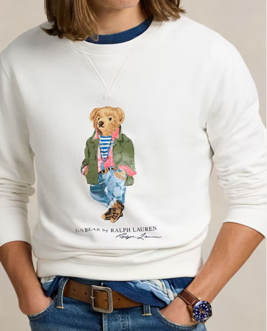 Polo Ralph Lauren Ralph Lauren Polo Bear White Sweatshirt Size US S / EU 44-46 / 1 - 2 Thumbnail