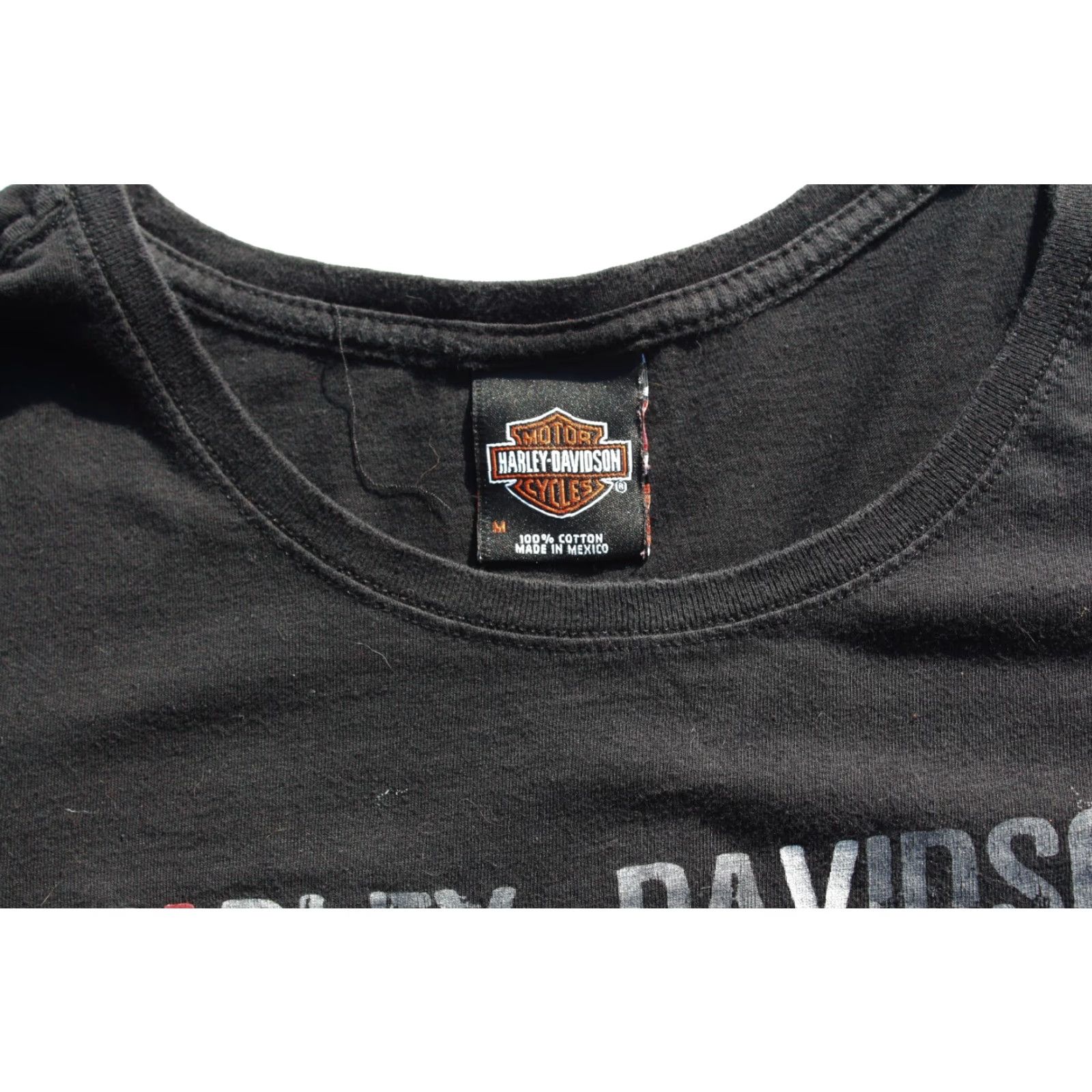 Harley Davidson Harley-Davidson Shirt Womens Short Sleeve Black Red White est 1903 M Eagles Shirt? Size M / US 6-8 / IT 42-44 - 3 Thumbnail