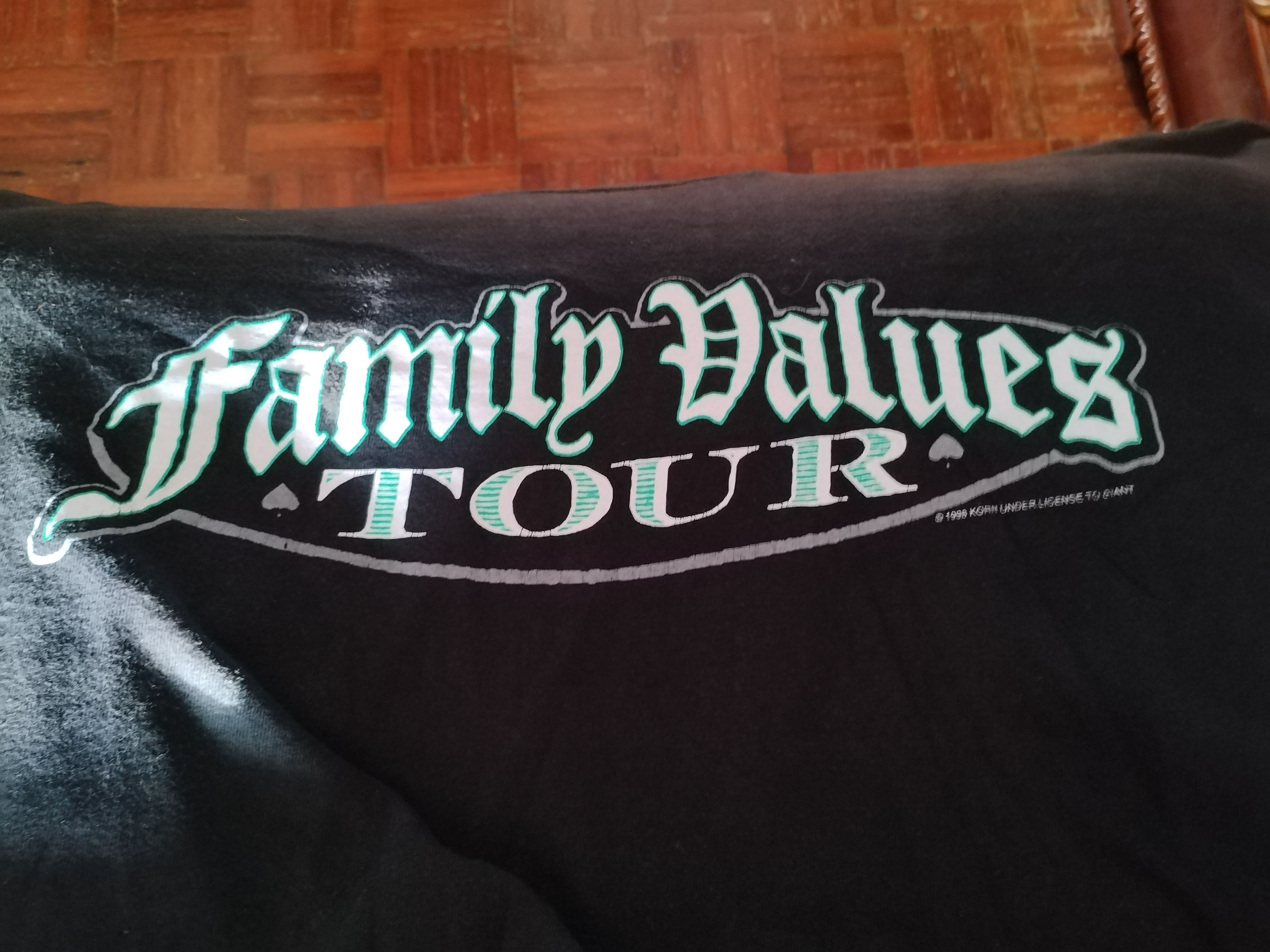 Giant × Vintage Korn Family Values Shirt 1998 Size US L / EU 52-54 / 3 - 2 Thumbnail