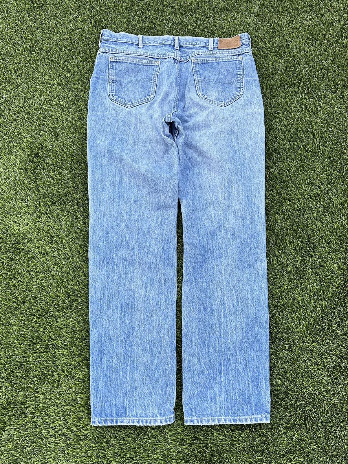 Lee Vintage 80s made in USA Lee light-wash jeans Size US 38 / EU 54 - 6 Thumbnail