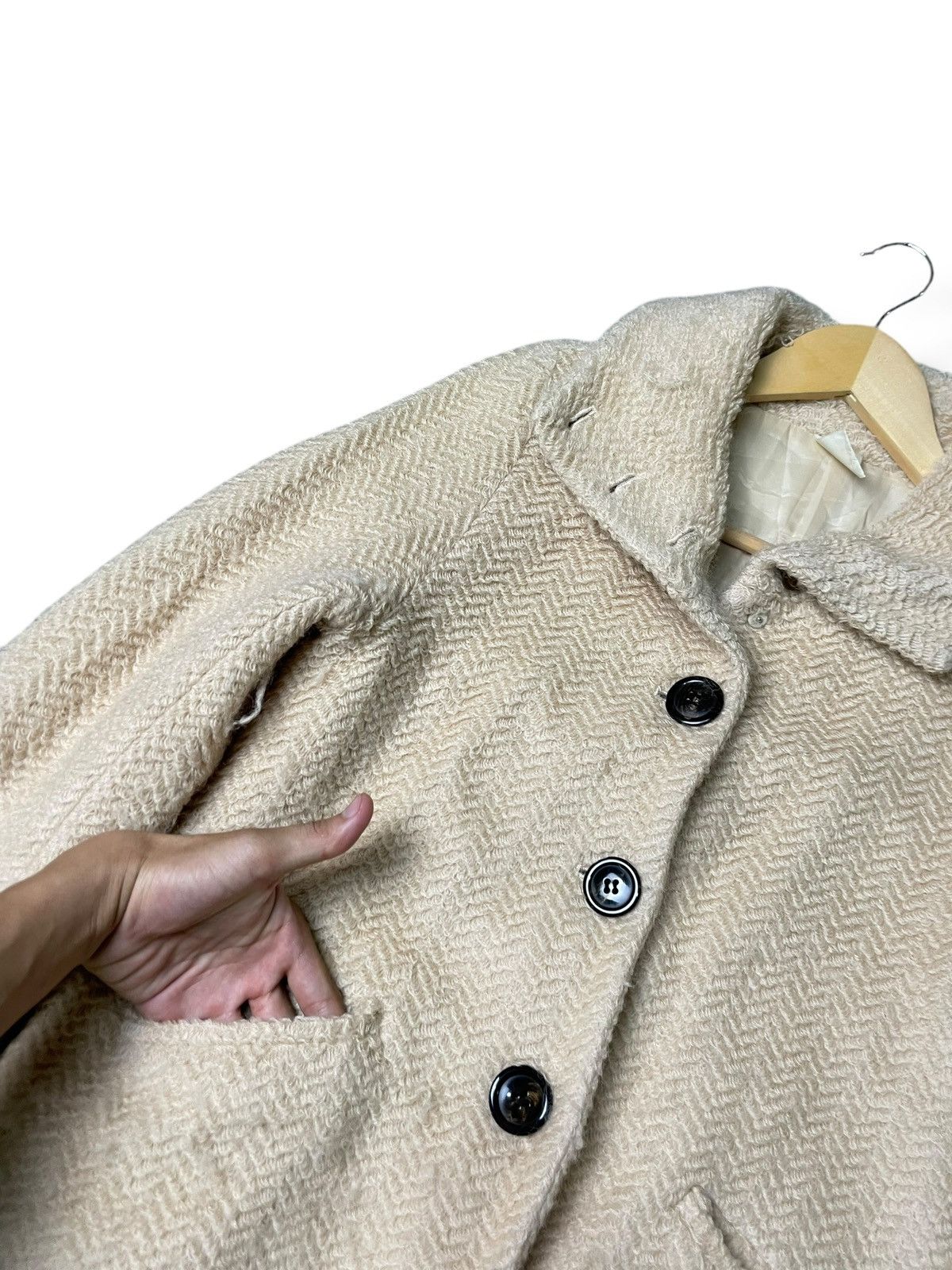 Japanese Brand × Vintage Japanese Brand Collared Fleece Jacket (74) Size US XXS / EU 40 - 6 Thumbnail