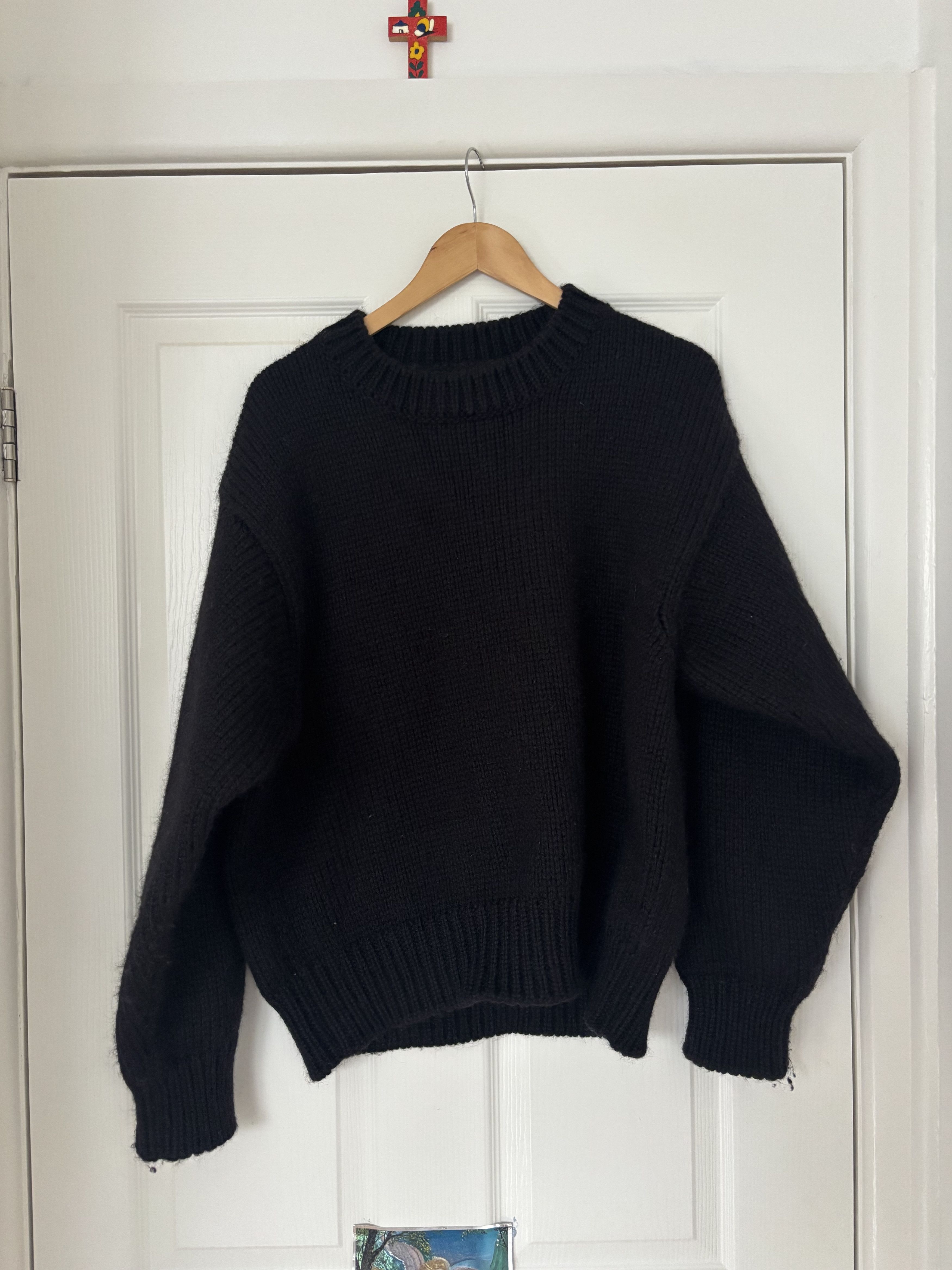 Jil Sander Boxy fit heavy weight knit (20% Mohair 80% Wool) Size US M / EU 48-50 / 2 - 1 Thumbnail