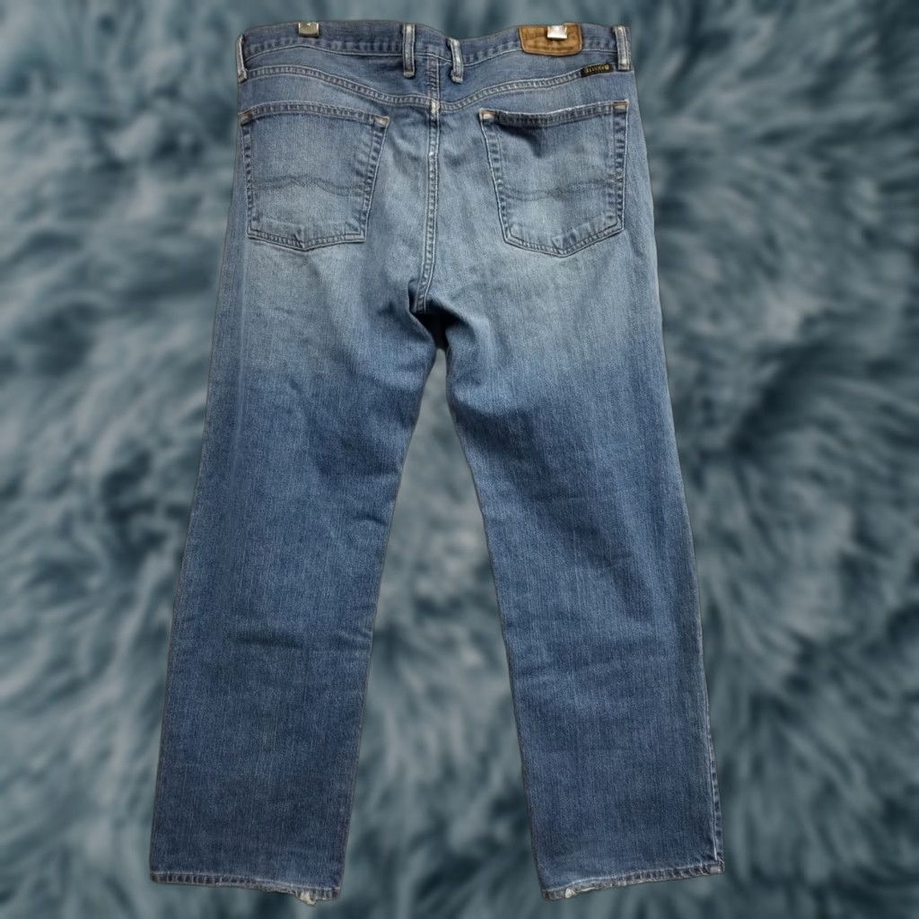 Lucky Brand VINTAGE Lucky Brand Jeans Distressed Blue Denim Inseam 29 Bootcut Mens 36 x 29 Regular Size Size US 36 / EU 52 - 1 Thumbnail
