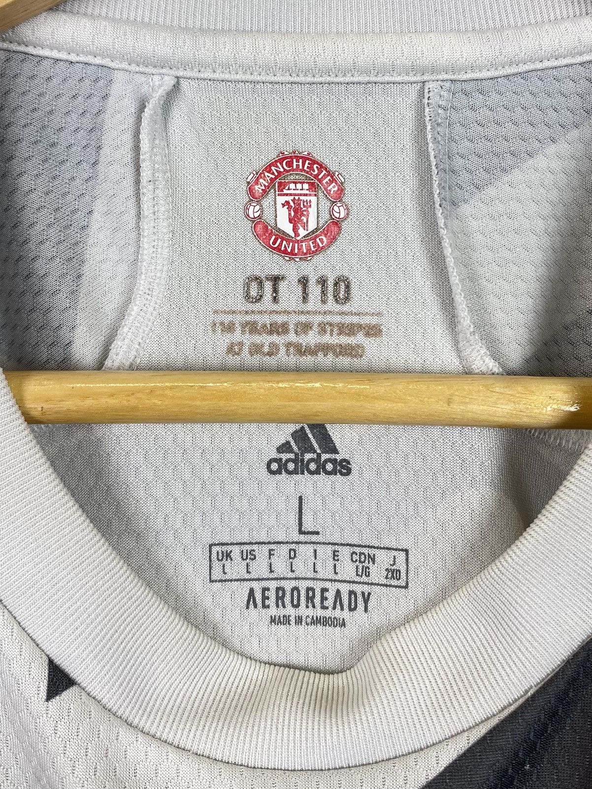 Adidas Adidas x Manchester United Chevrolet Soccer Football Jersey Size US L / EU 52-54 / 3 - 9 Thumbnail