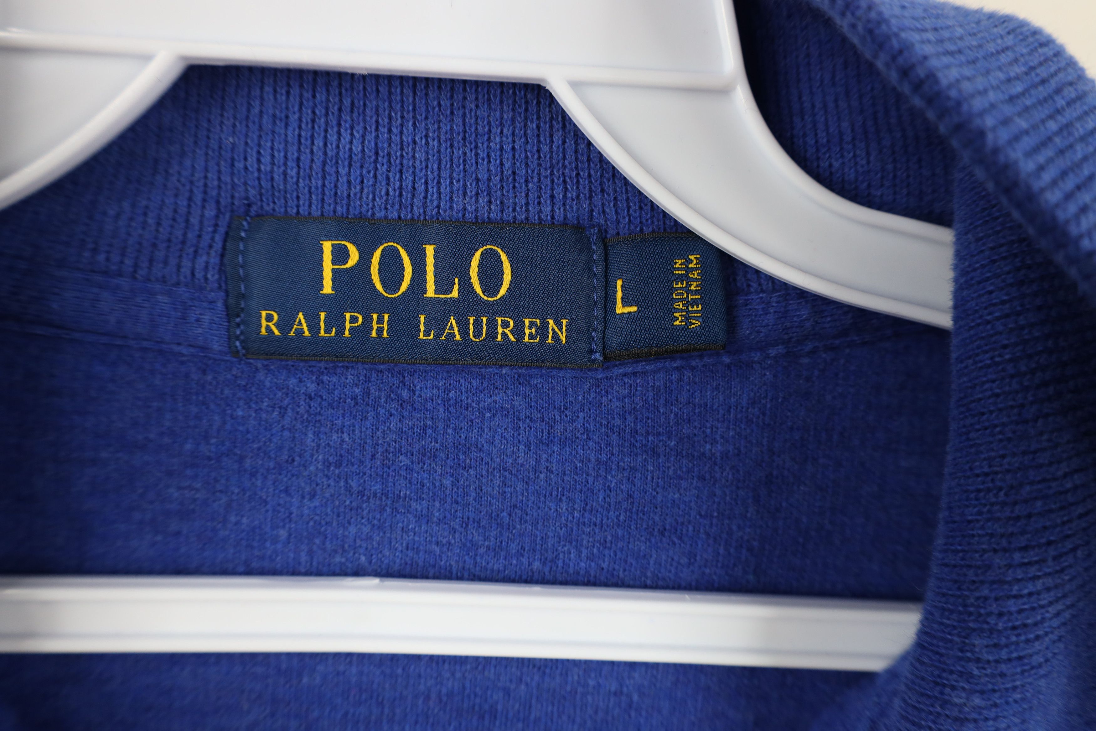 Ralph Lauren Vintage Ralph Lauren Ribbed Knit Half Zip Pullover Sweater Size US L / EU 52-54 / 3 - 8 Thumbnail