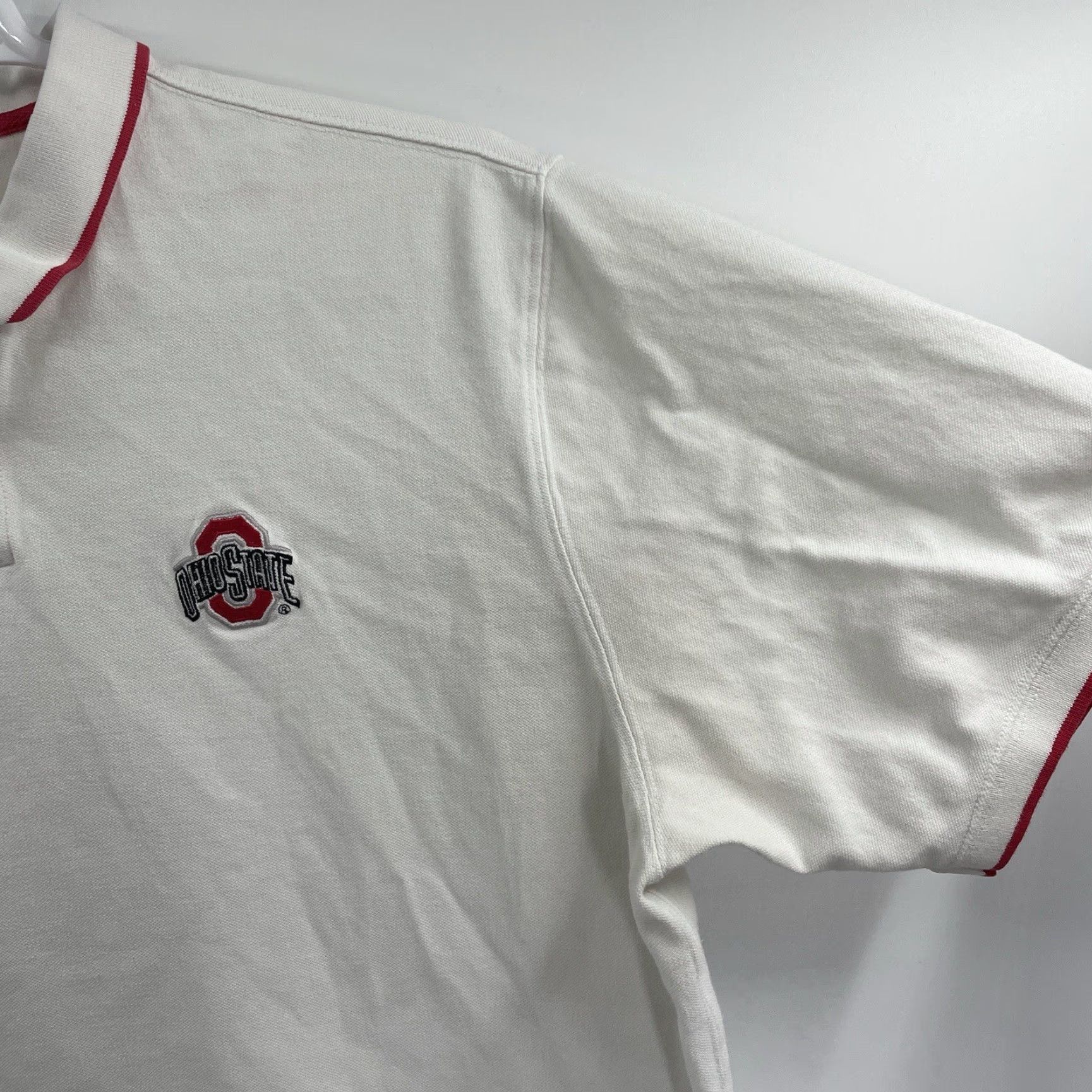 Nike Nike Polo Shirt Ohio State Adult XL Red White Football Polo Men Size US XL / EU 56 / 4 - 5 Thumbnail