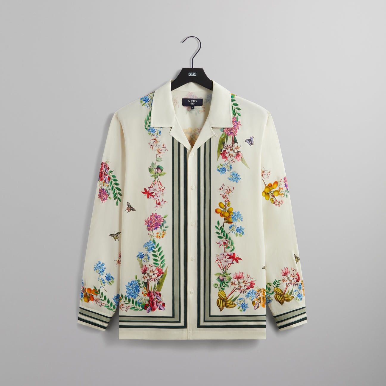 Kith Kith NY Botanical Gardens Floral Border L/S Thompson Shirt | Grailed