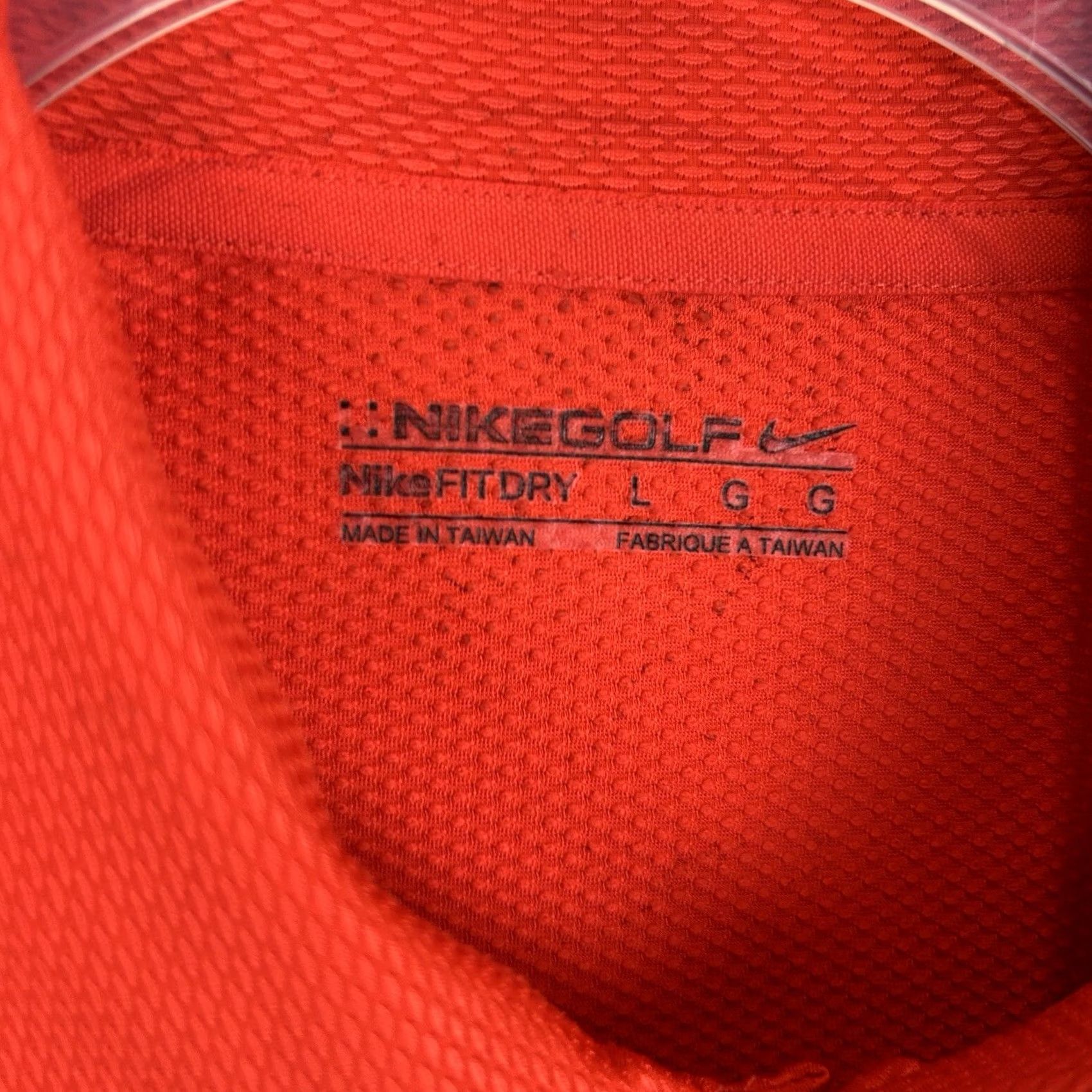 Nike Nike Golf Polo Shirt Mens Large Red Dri-Fit Collared Short Sleeve Lightweight Regular Fit Preppy Sports Golf Shirt Size US L / EU 52-54 / 3 - 3 Thumbnail