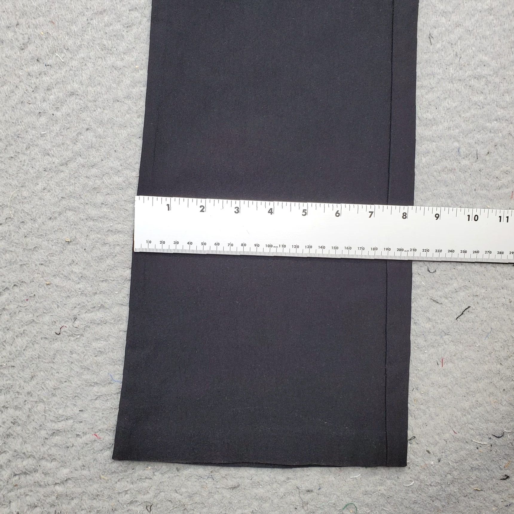 Venus Venus Womens Small Black Regular Fit Ankle Pant Flared Leg Pull On Size 28" / US 6 / IT 42 - 5 Thumbnail