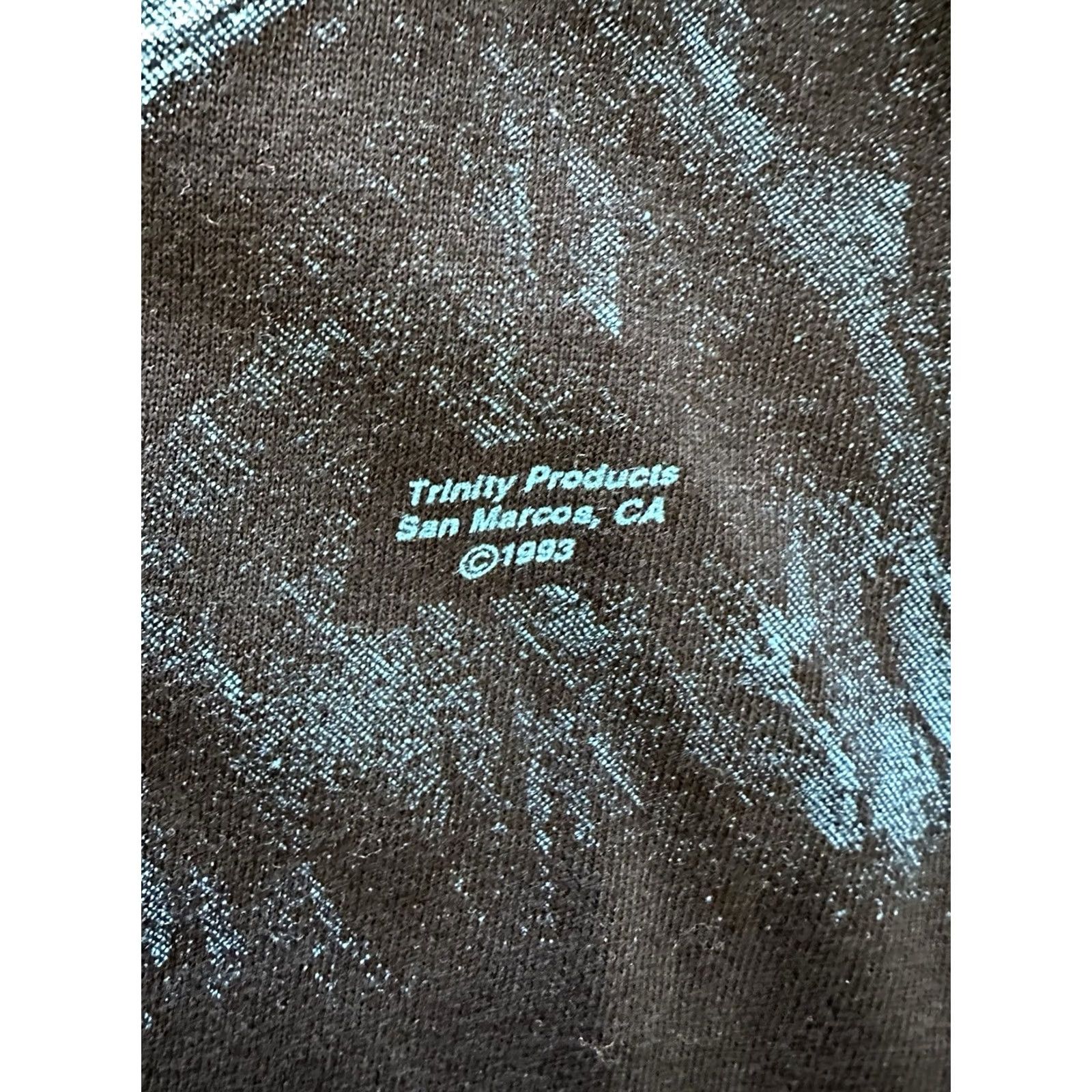 Forever 21 VINTAGE Gorilla Graphic Extinction Is Forever Tee AOP XXL Black 90s Mens Shirt Crew Neck Short Sleeve Murina Size US XXL / EU 58 / 5 - 4 Thumbnail