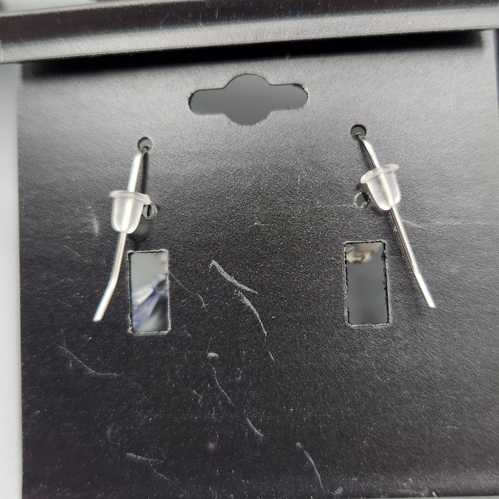Designer Gennaro Dangling Earrings Blue Gray Size ONE SIZE - 4 Thumbnail