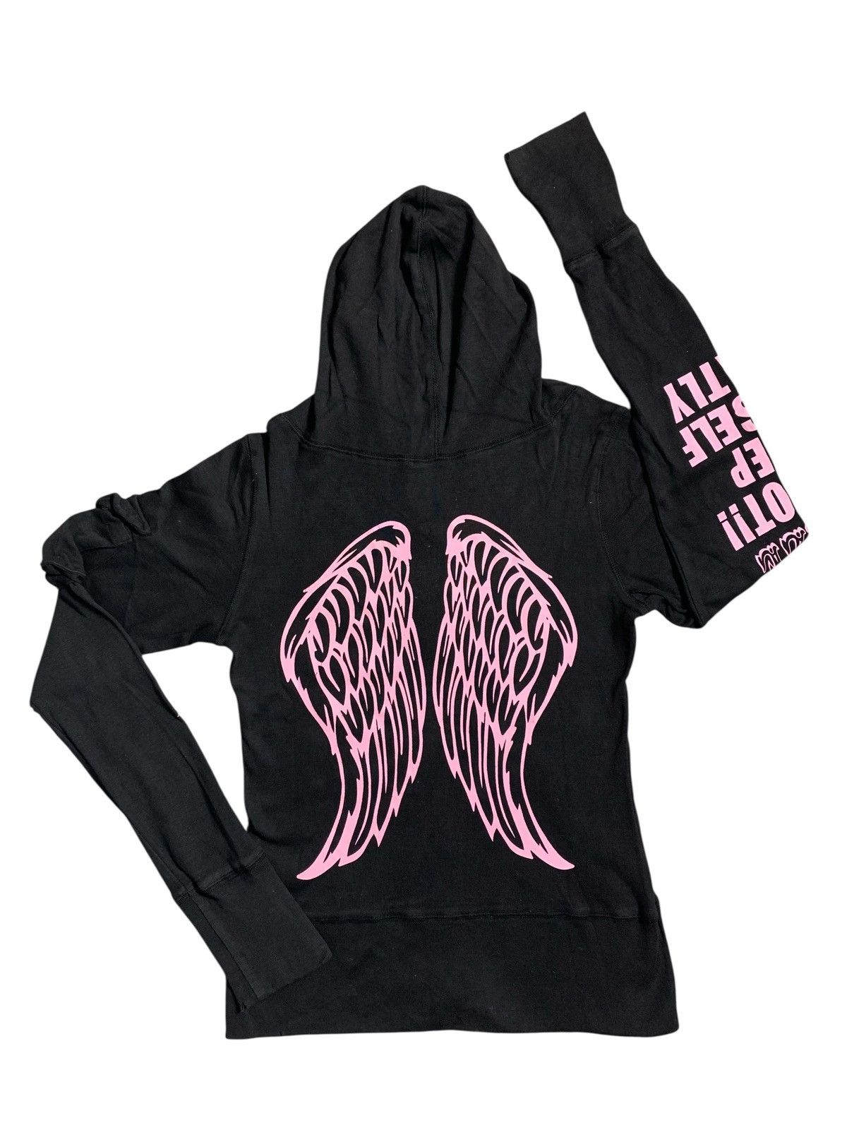 Hysteric Glamour Archive POEM ANGEL ZIP HOODIE HYSTERIC GOA VKEI LGB STYLE Size S / US 4 / IT 40 - 2 Thumbnail