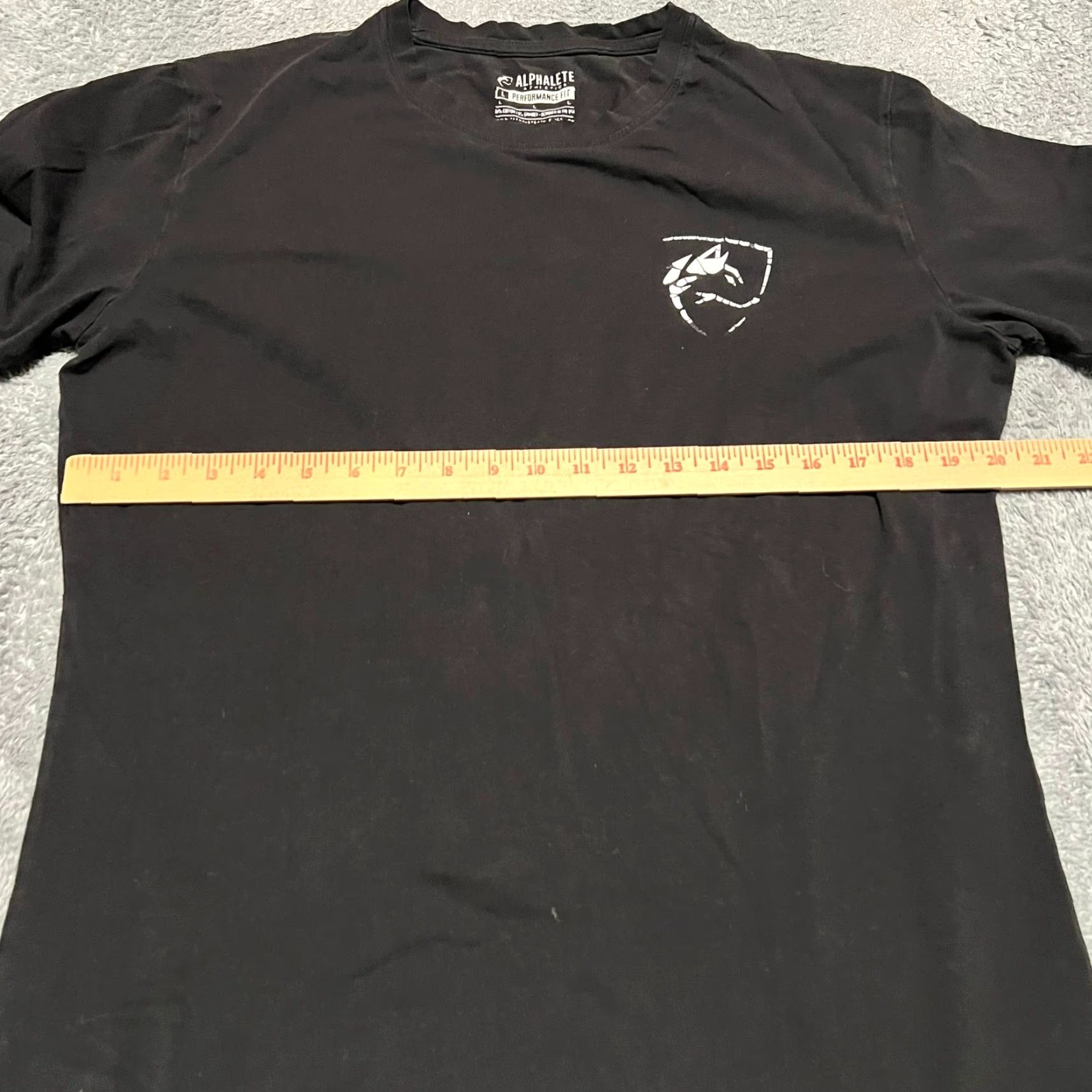 Vintage Alphalete Shirt Mens Large Performance Black Proud But Never Satisfied L Mens Size US L / EU 52-54 / 3 - 6 Thumbnail