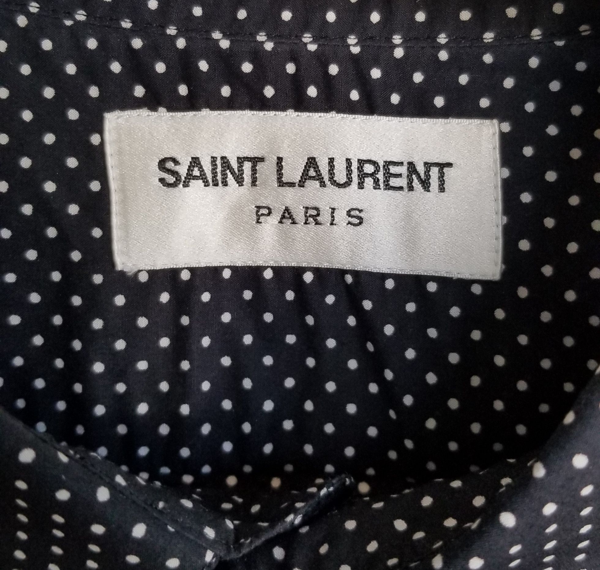 Saint Laurent Paris Saint Laurent Paris FW14 Polka Dot Shirt Size US M / EU 48-50 / 2 - 5 Thumbnail