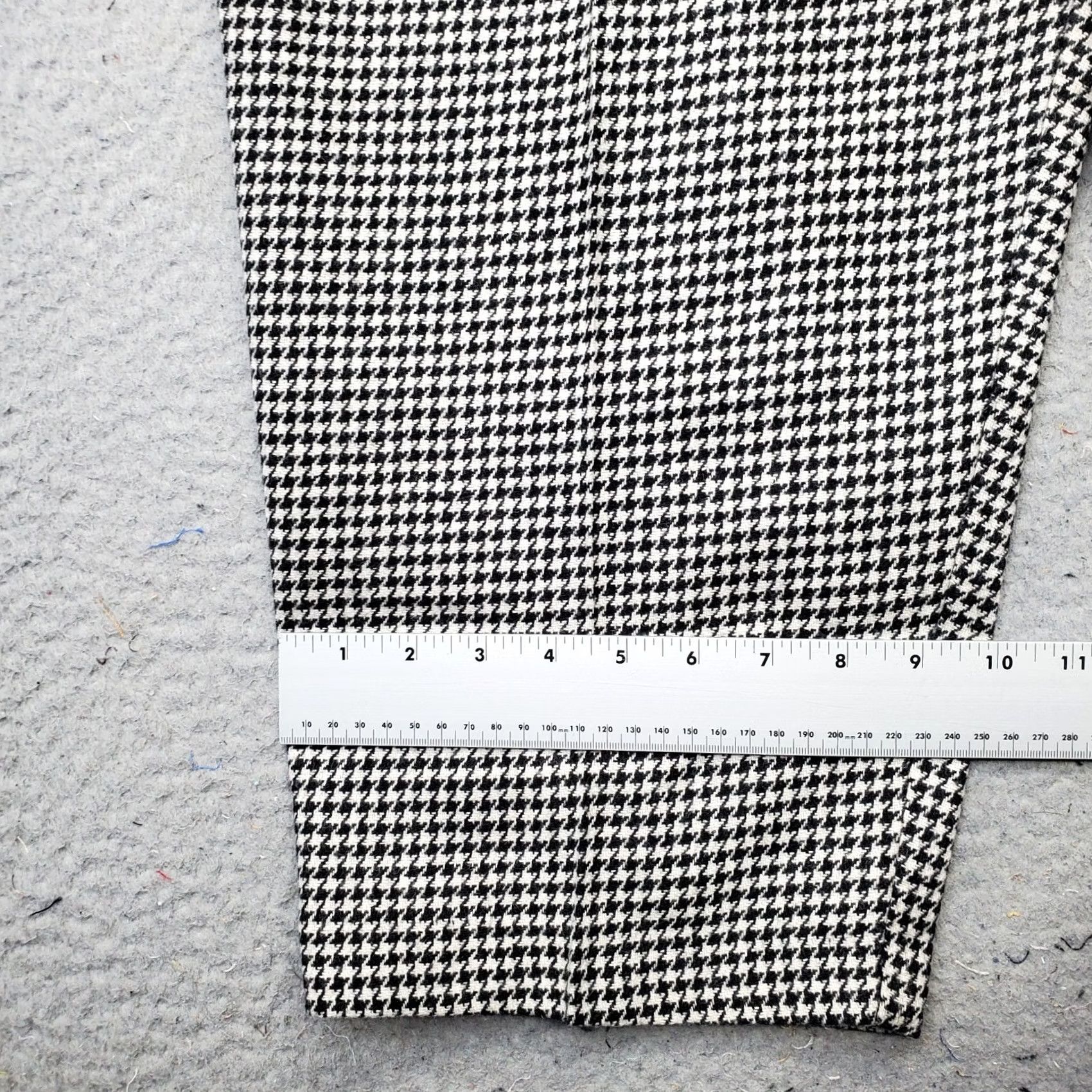 Vintage Requirements Pants Womens 24W Trousers Women Multi Houndstooth Pleated Front Carrot Fit Size 42" / US 20 - 5 Thumbnail
