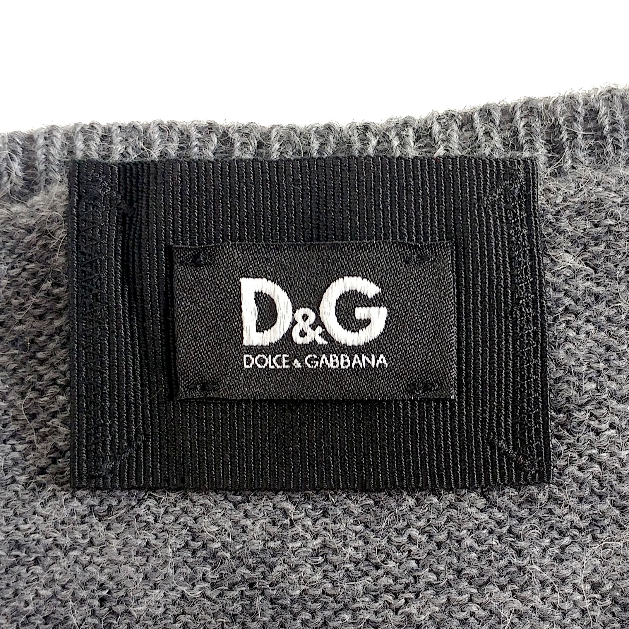 Dolce & Gabbana Alpaca Wool Knit Bodycon Sleeveless Dress Size M / US 6-8 / IT 42-44 - 6 Thumbnail